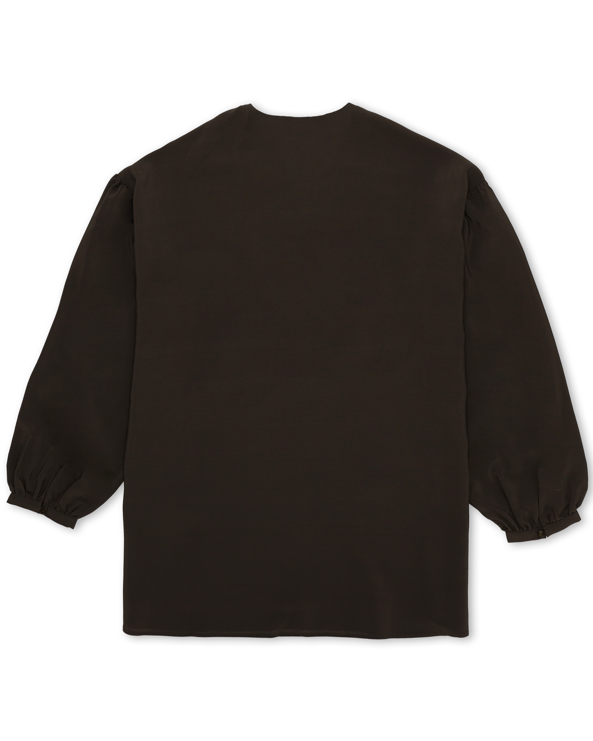 Allegras Blusa Ricamata in Crepe di Seta