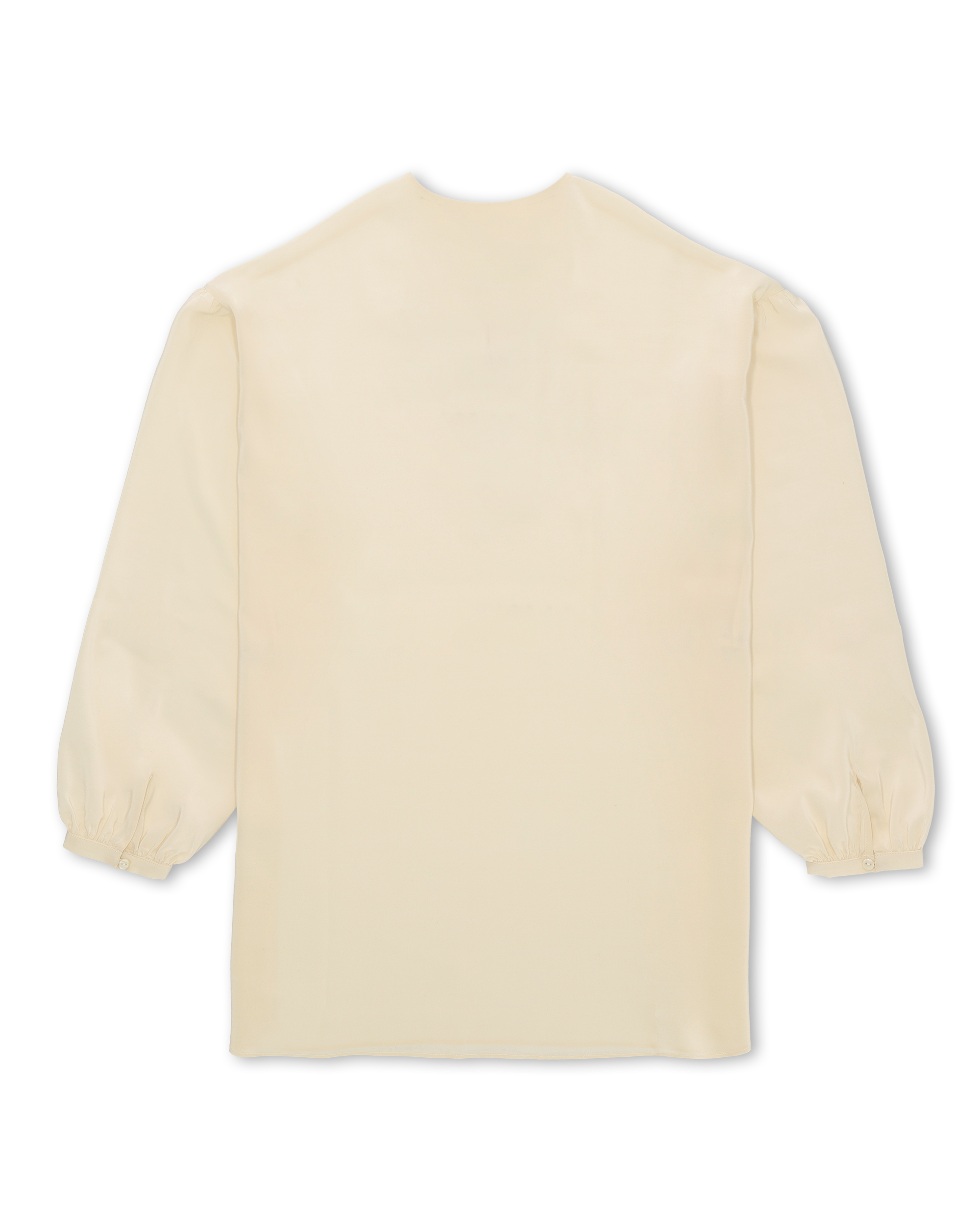 Allegras Embroidered Silk Crepe Blouse