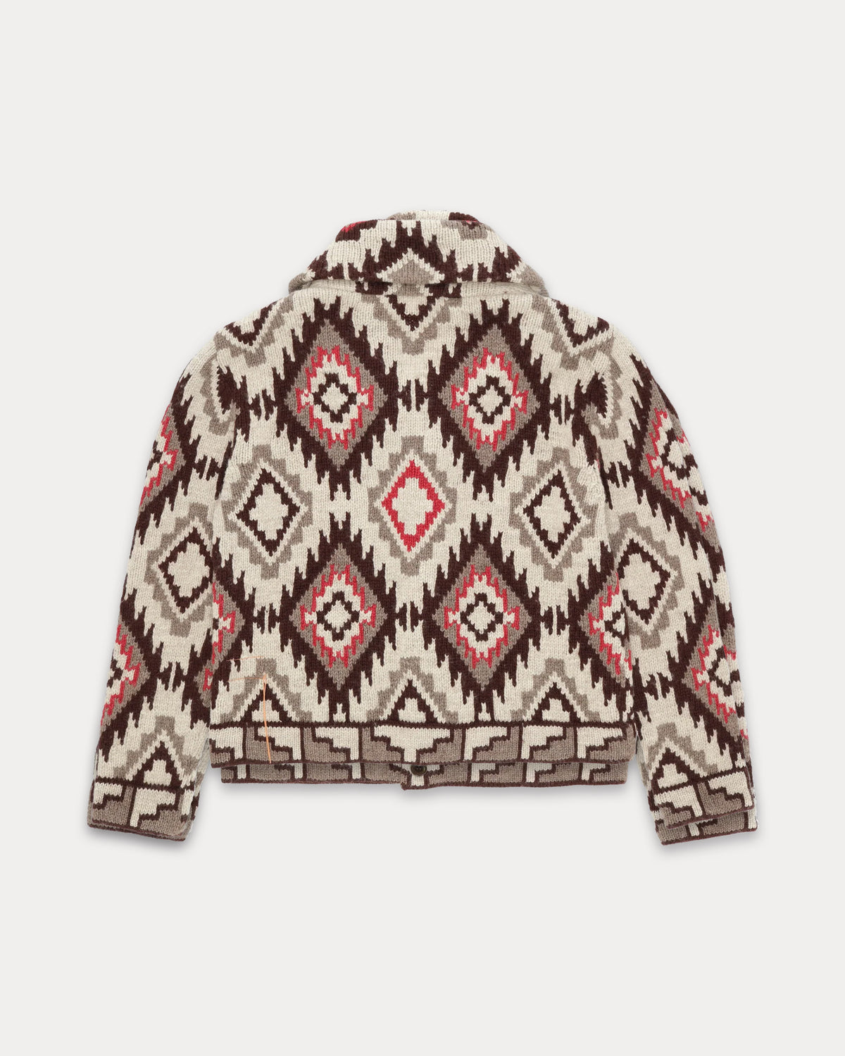 Walter Cardigan In Lana Motivo Navajo
