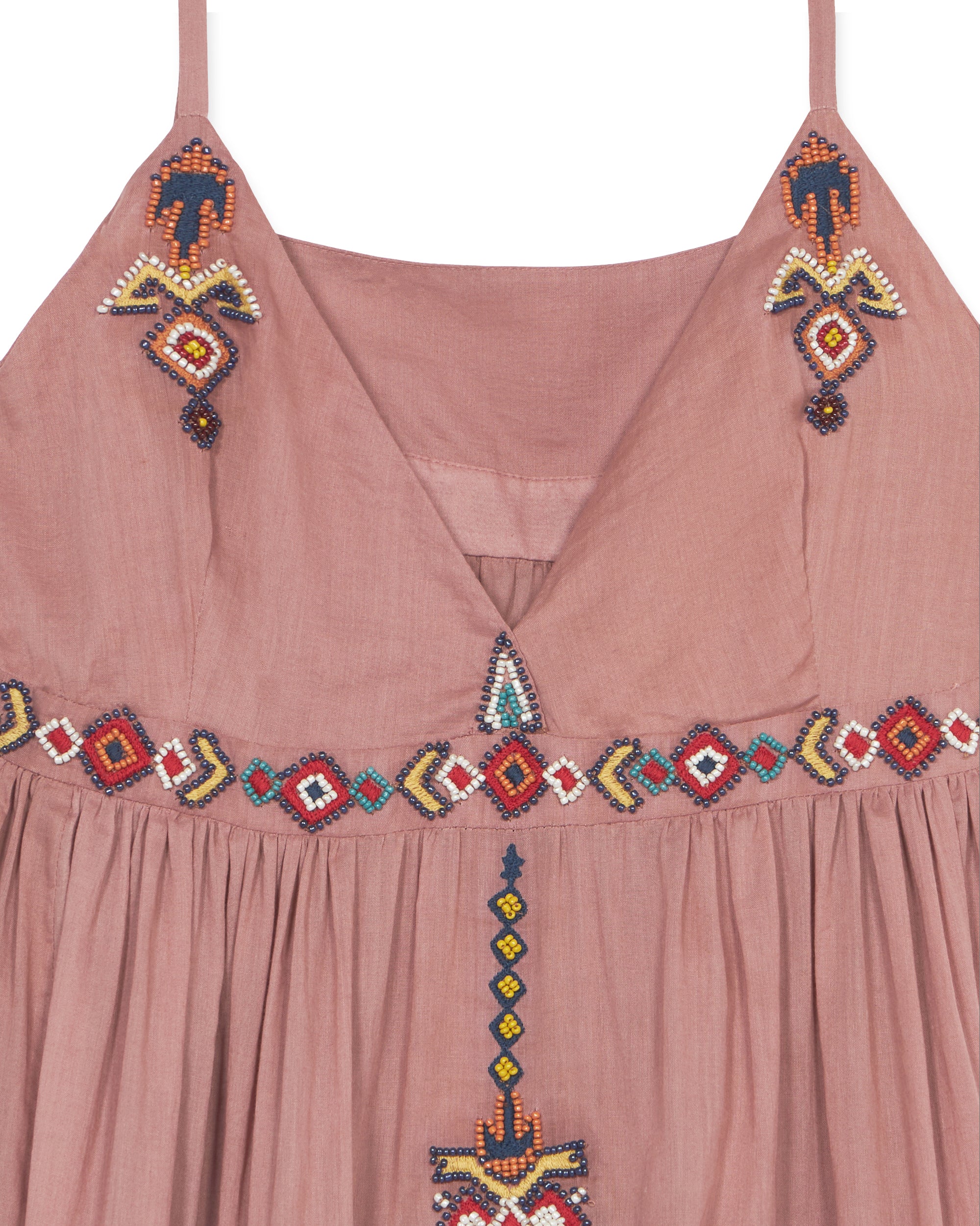 Amelie Abito Ricamato in Cotone