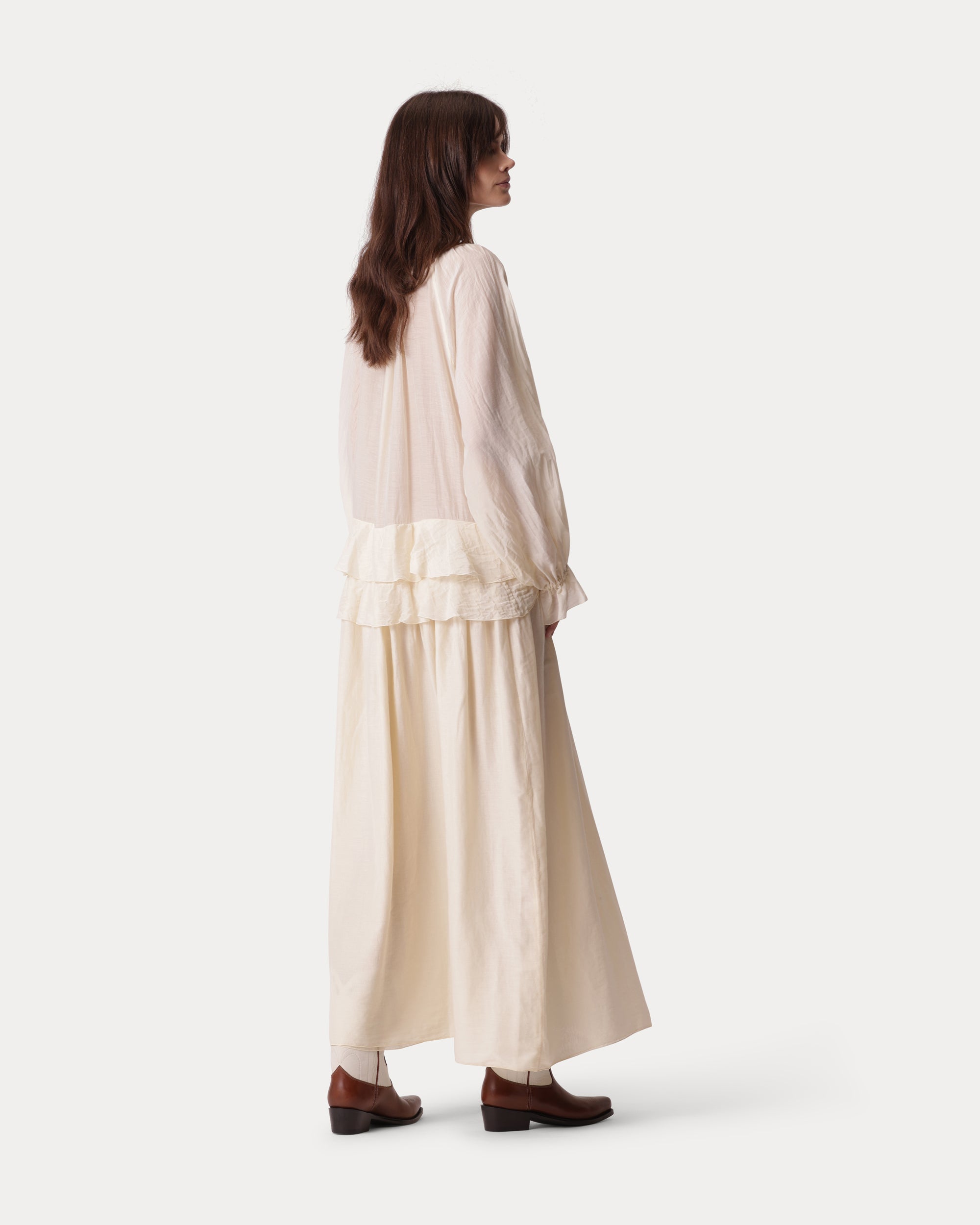 Ange Cotton and Silk Caftan