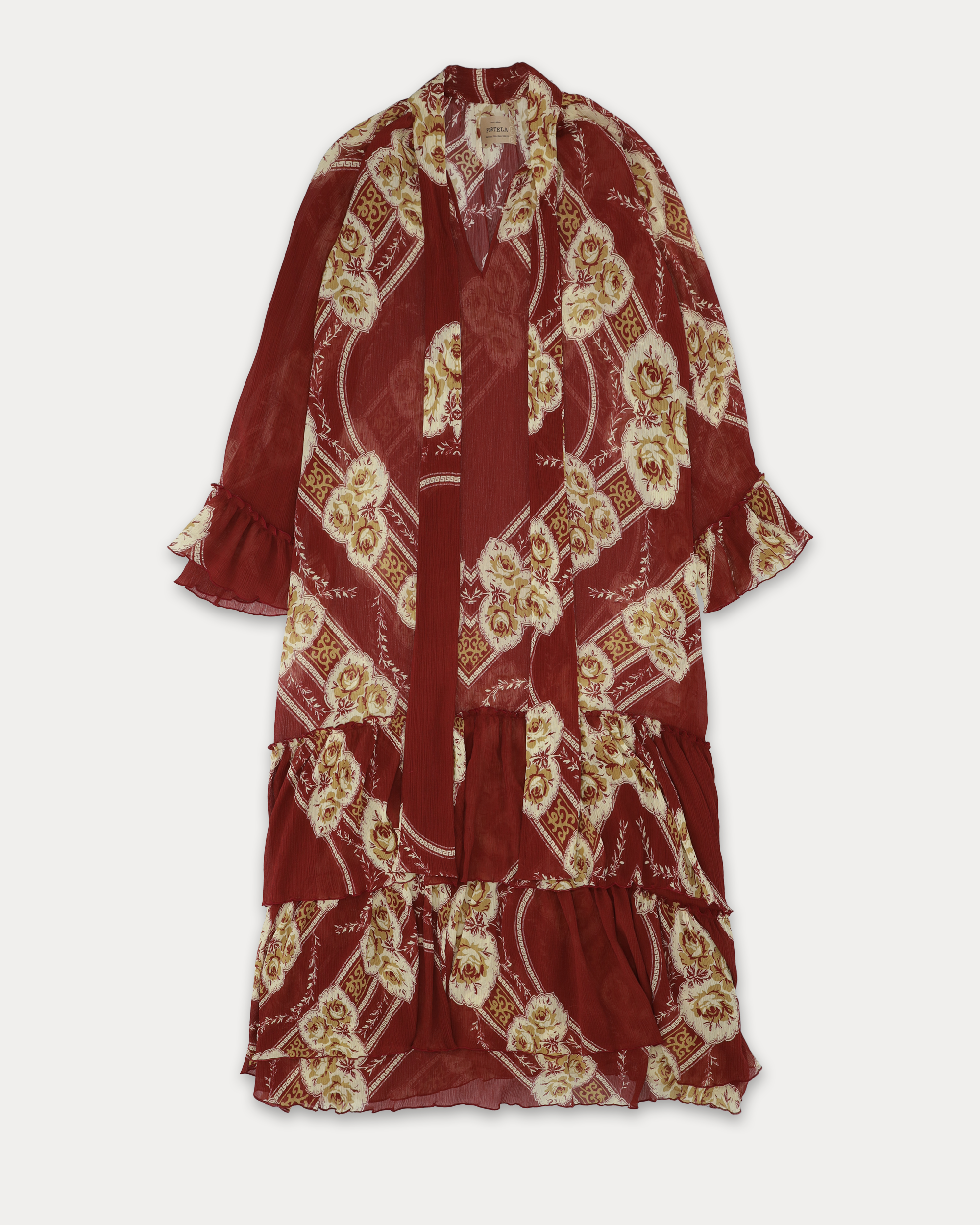 Aradia Abito In Seta Stampato