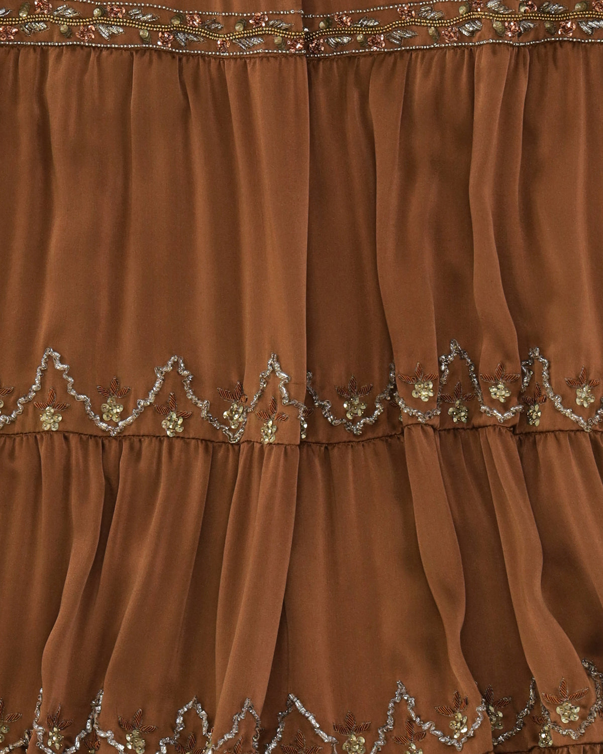 Arsia Embroidered Silk Caftan