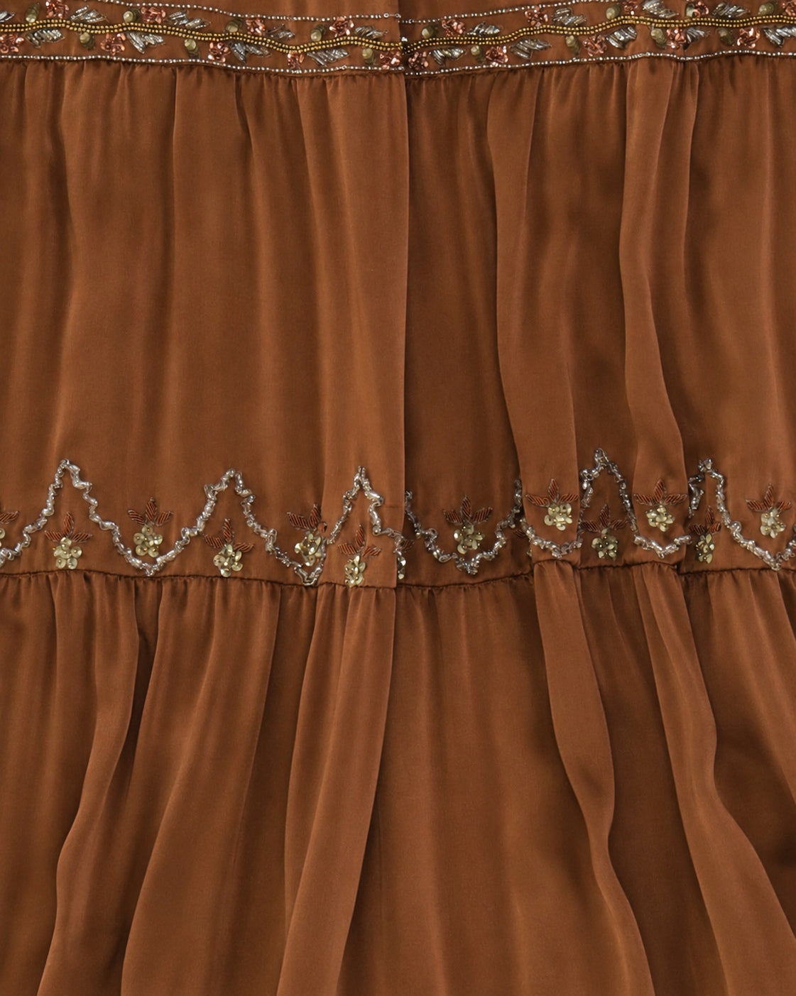 Arsia Embroidered Silk Caftan