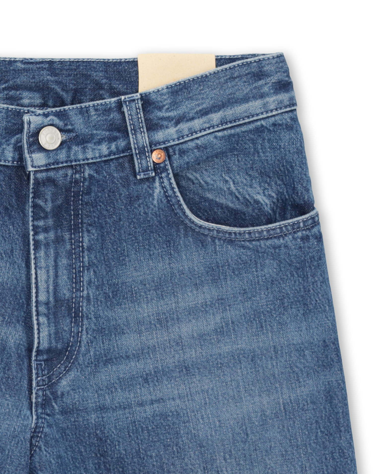 Baggypatch 5 Tasche In Denim Wide Fit Custom Wash