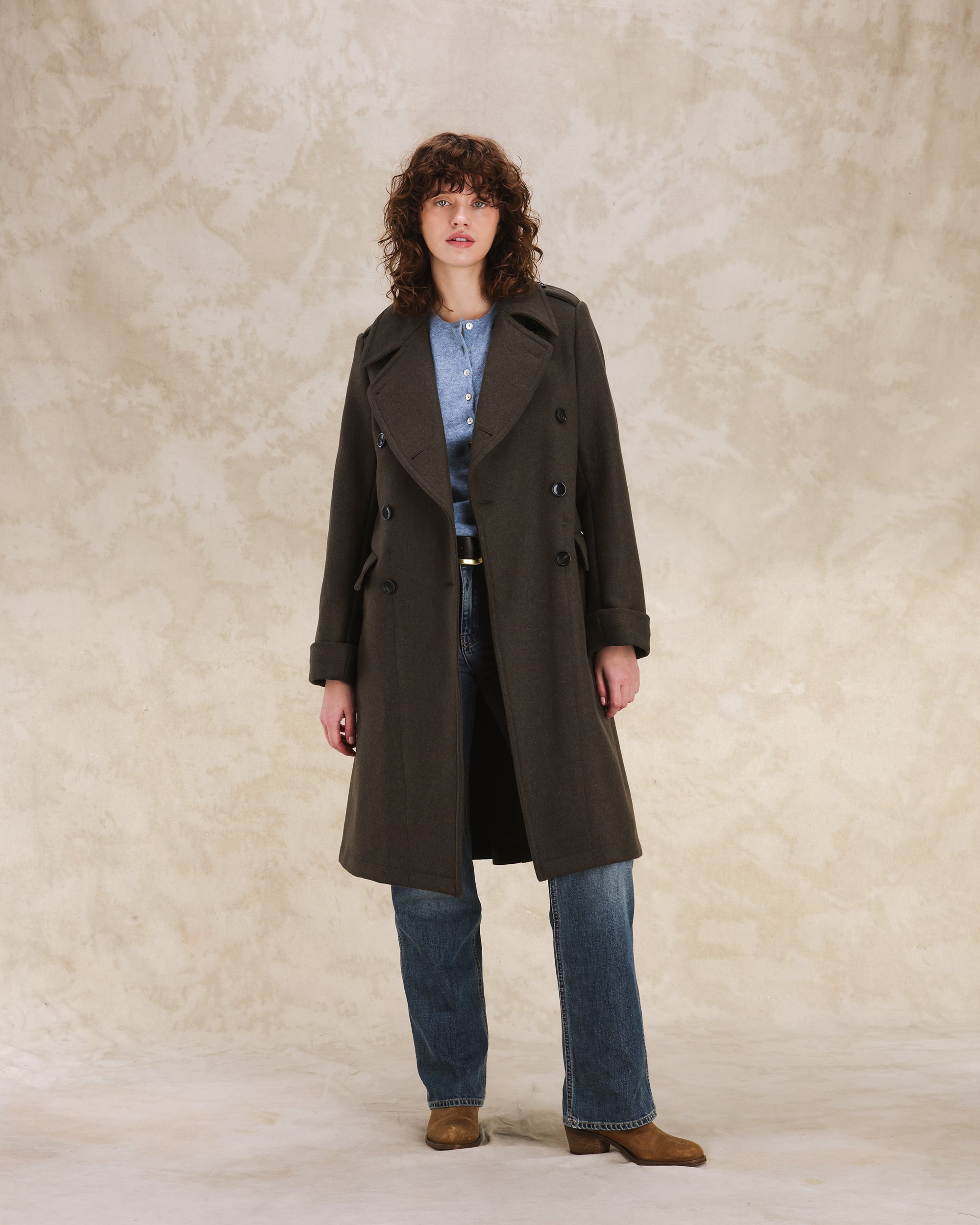 Balbo Cappotto Doppiopetto In Lana