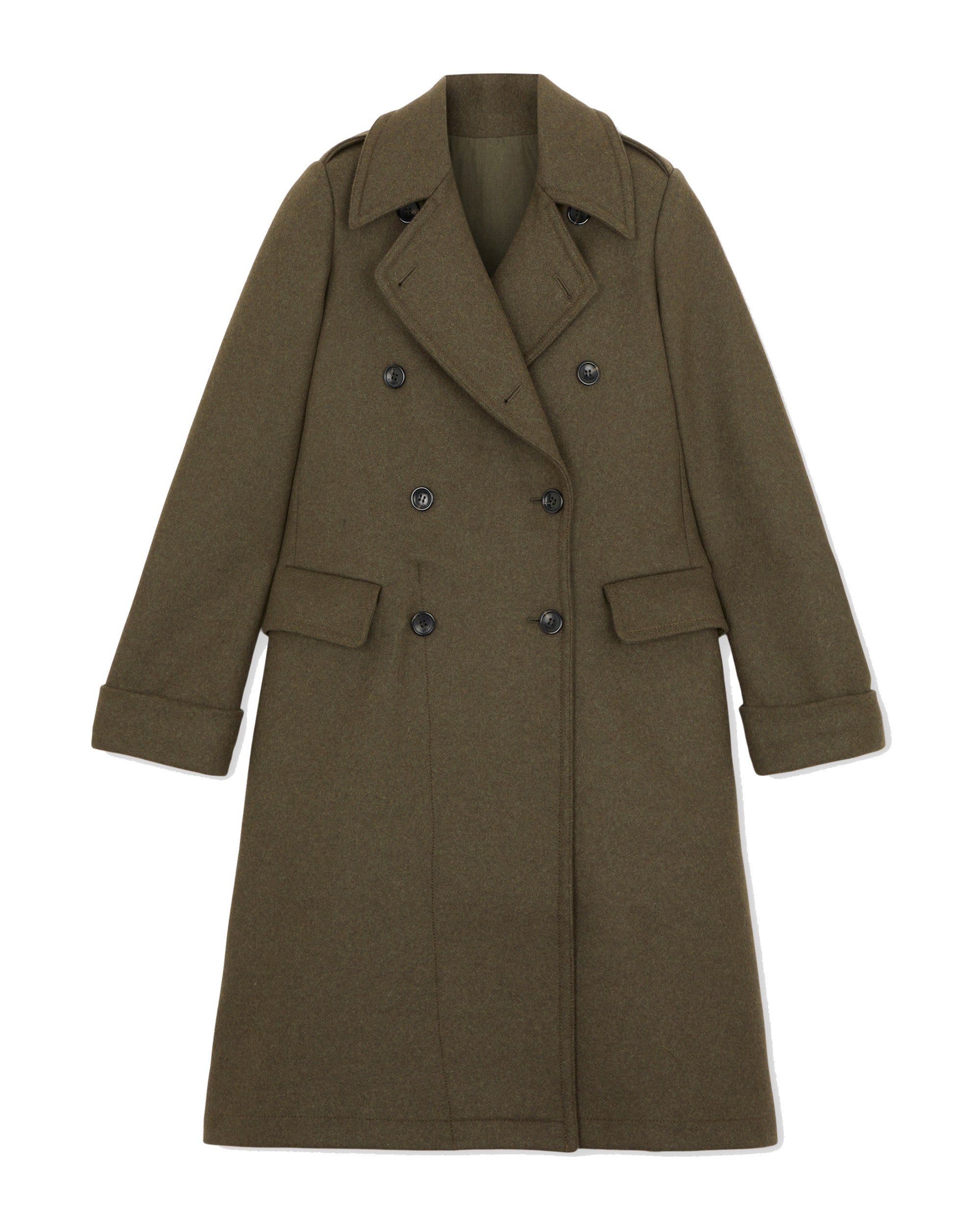 Balbo Cappotto Doppiopetto In Lana