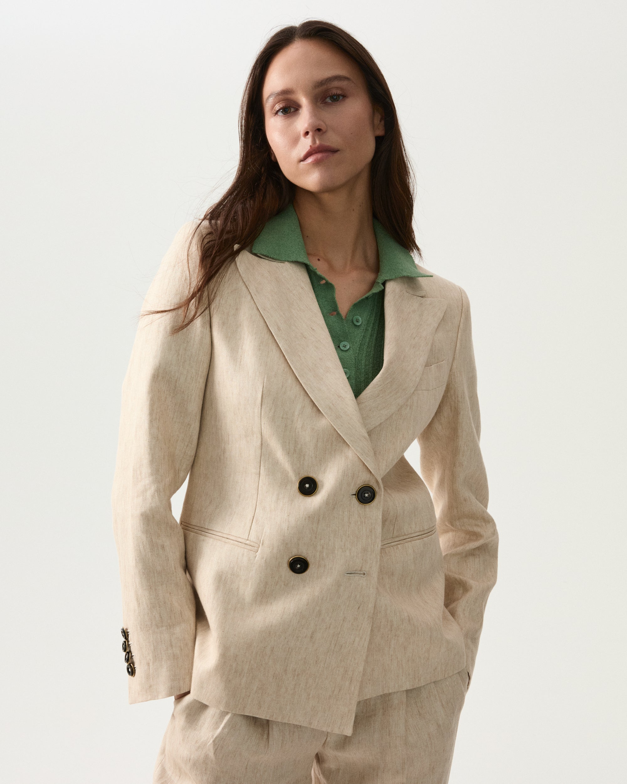 Bastien Classic Linen Jacket