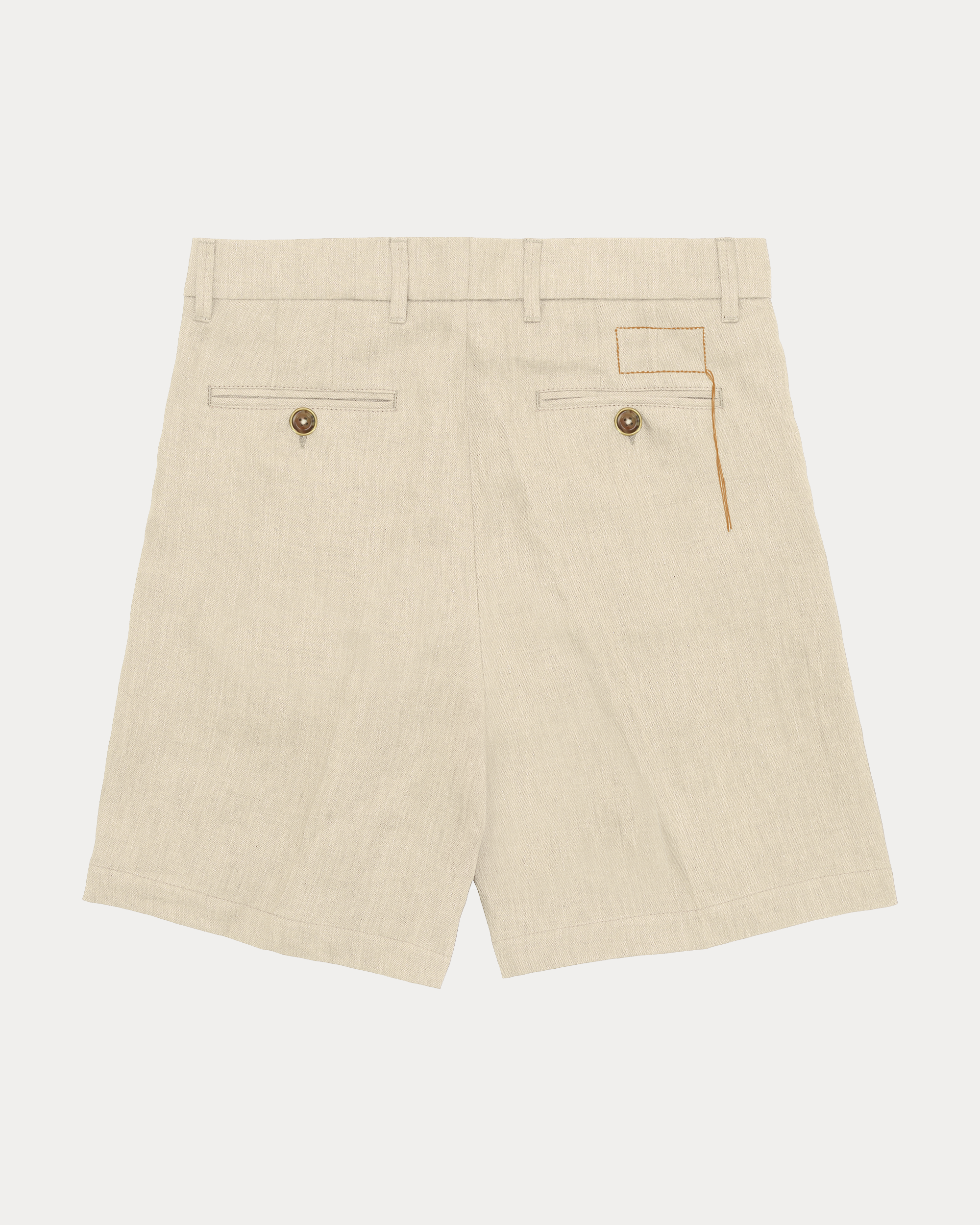 Beachshort Linen Shorts With Pleats