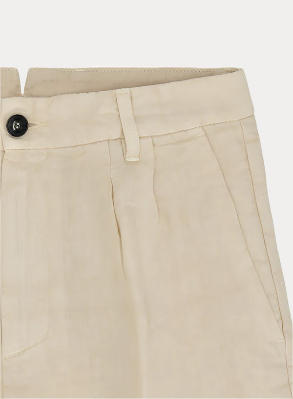 Beachshort Short con Pences In Lino