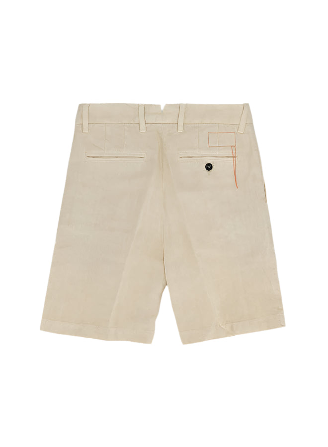 Beachshort Short con Pences In Lino