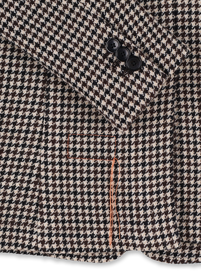 Benjamin Giacca Classica Inflanella Pied De Poule