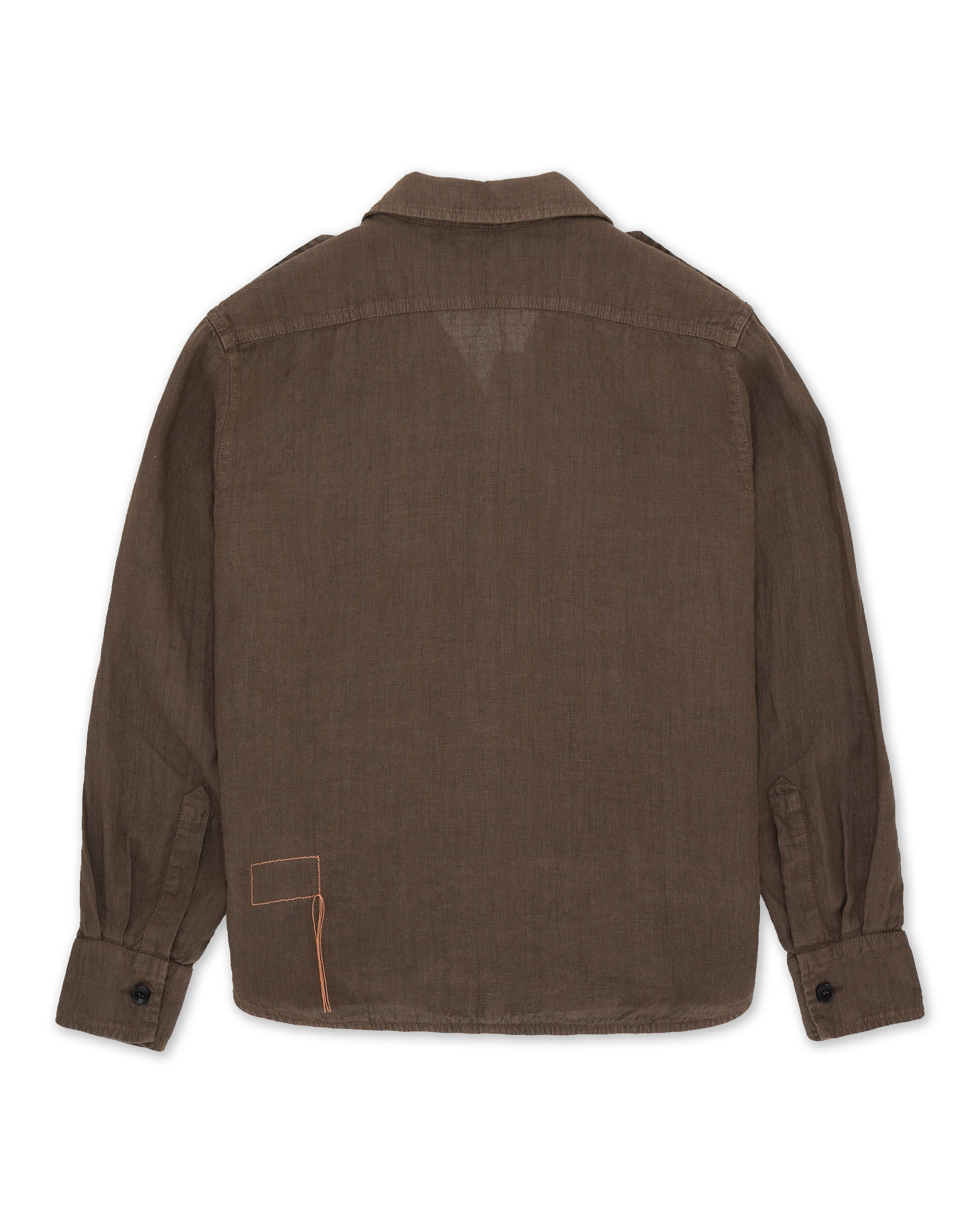 Bonnie Camicia Militare In Lino