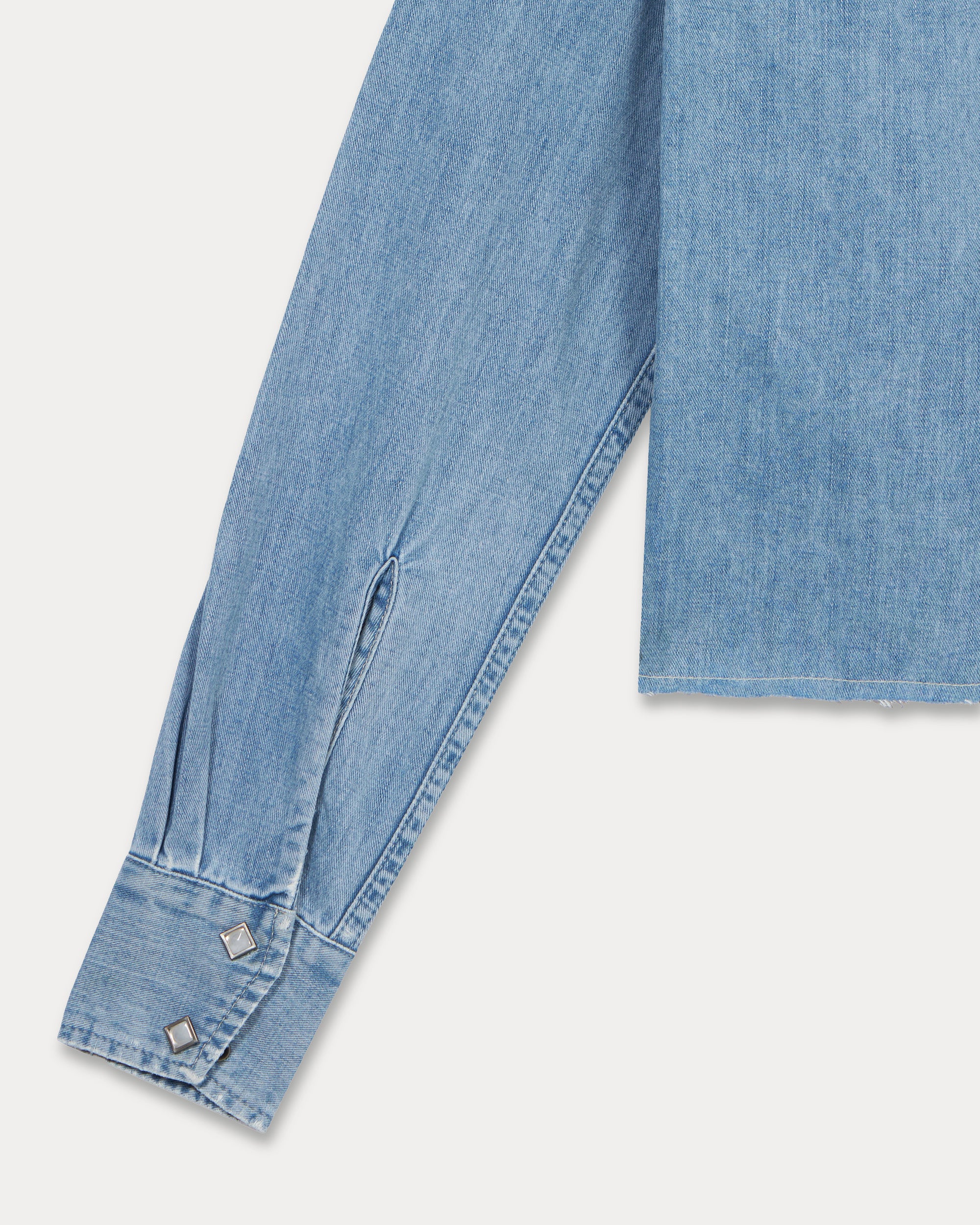 Caracas Camicia in Denim Bleach Wash