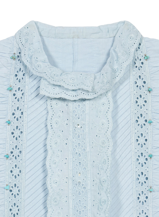 Christy Lace Cotton Shirt
