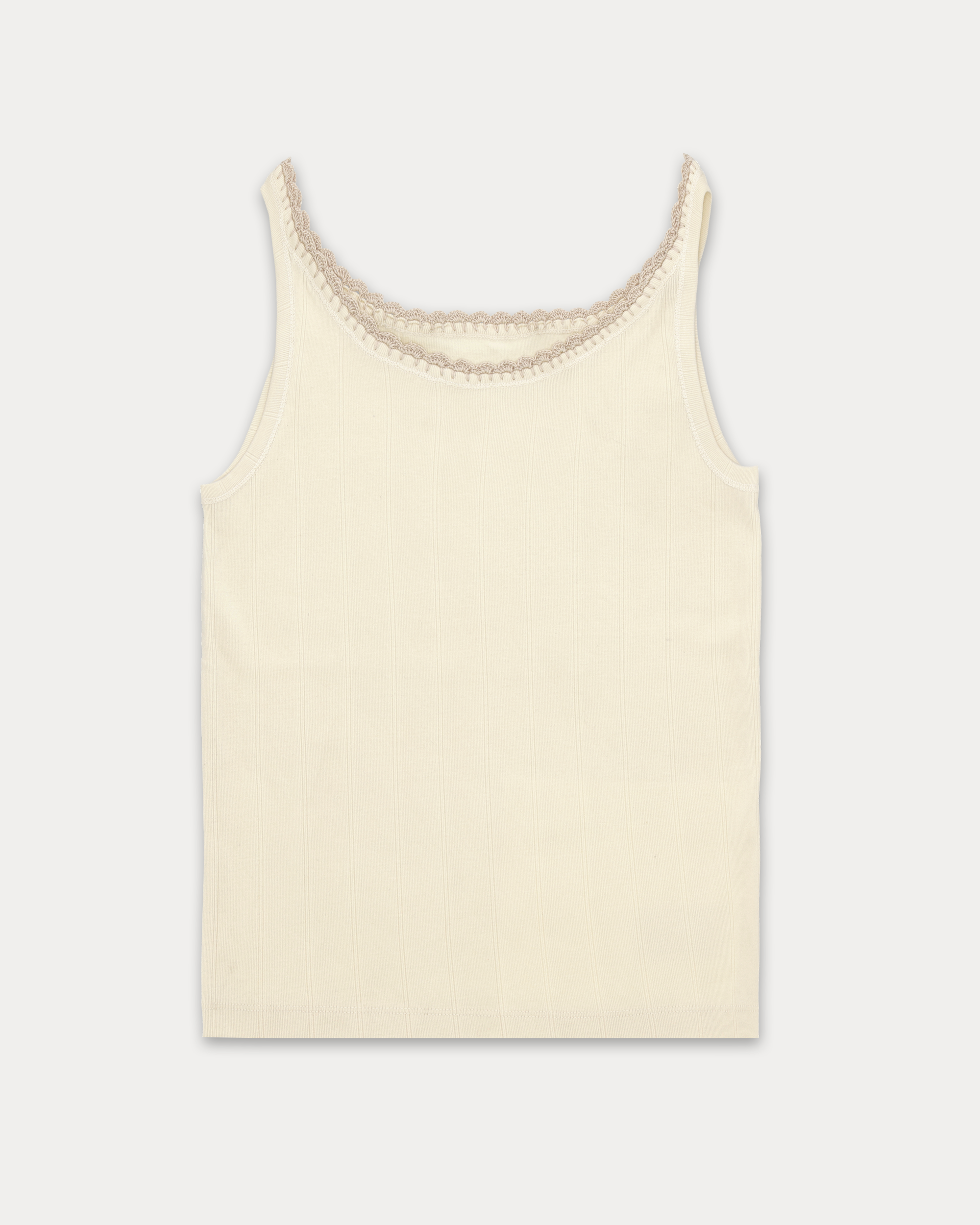 Claire Ribbed Cotton Tank Top