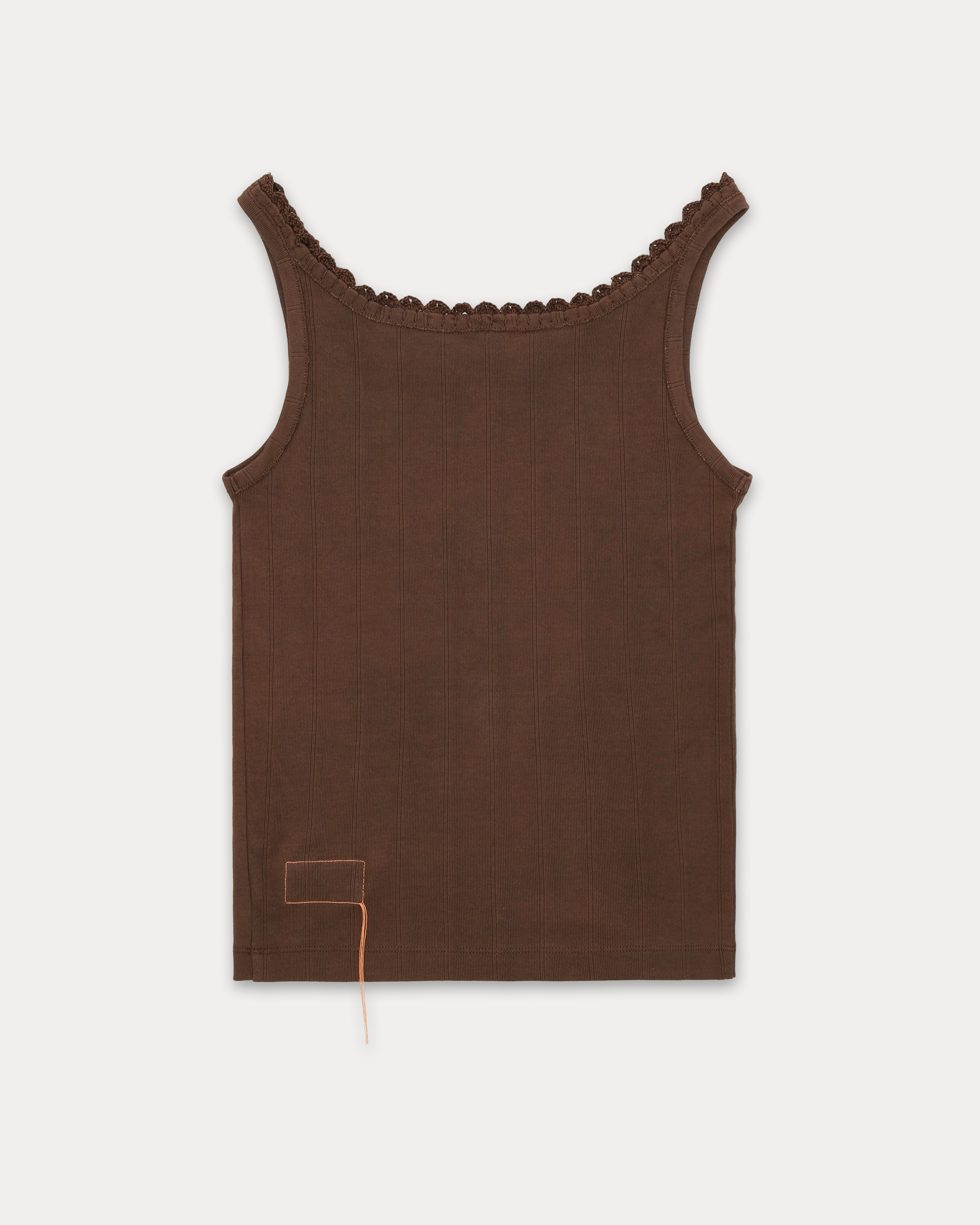 Claire Ribbed Cotton Tank Top