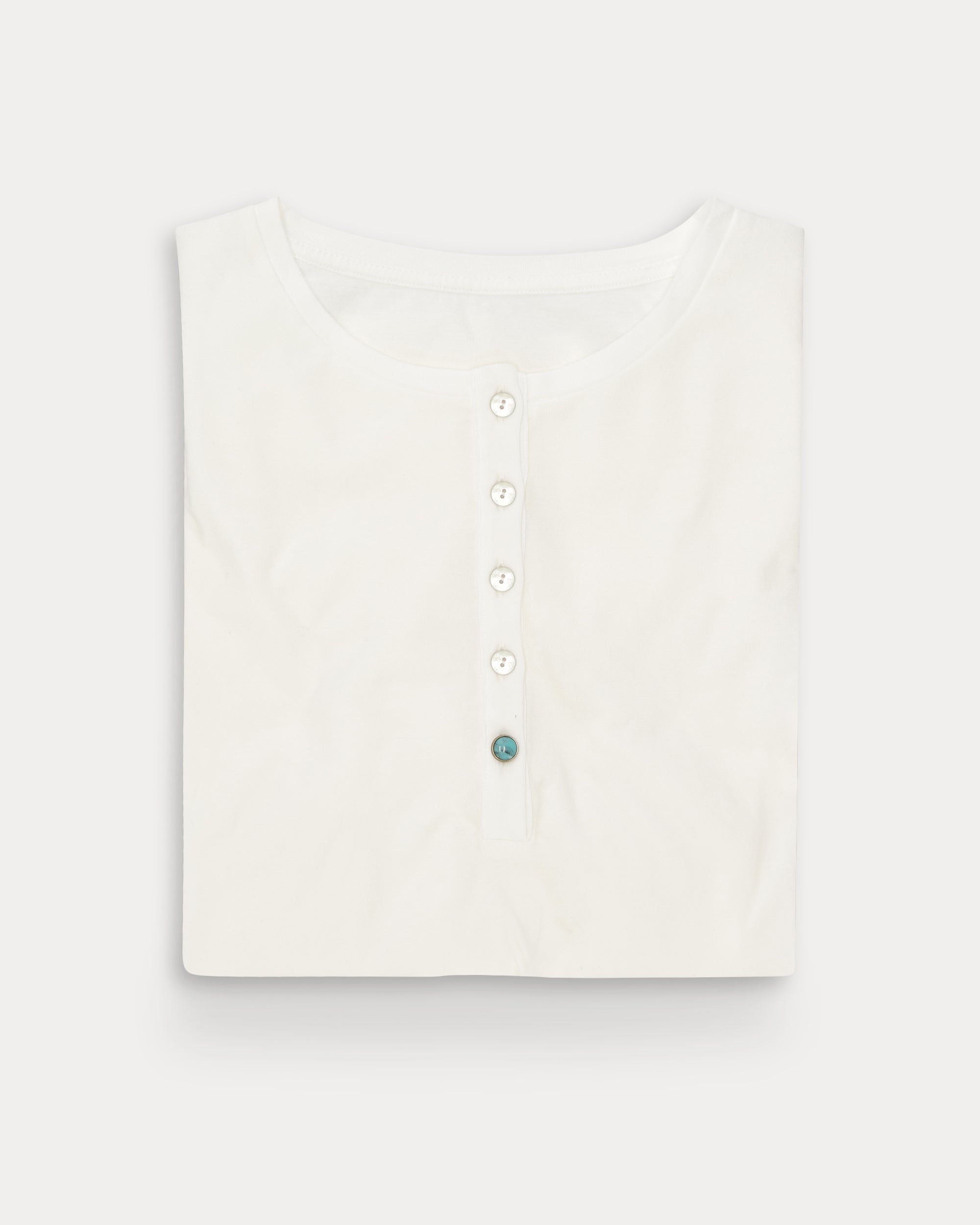Coralie T-Shirt Serafino Manica Lunga