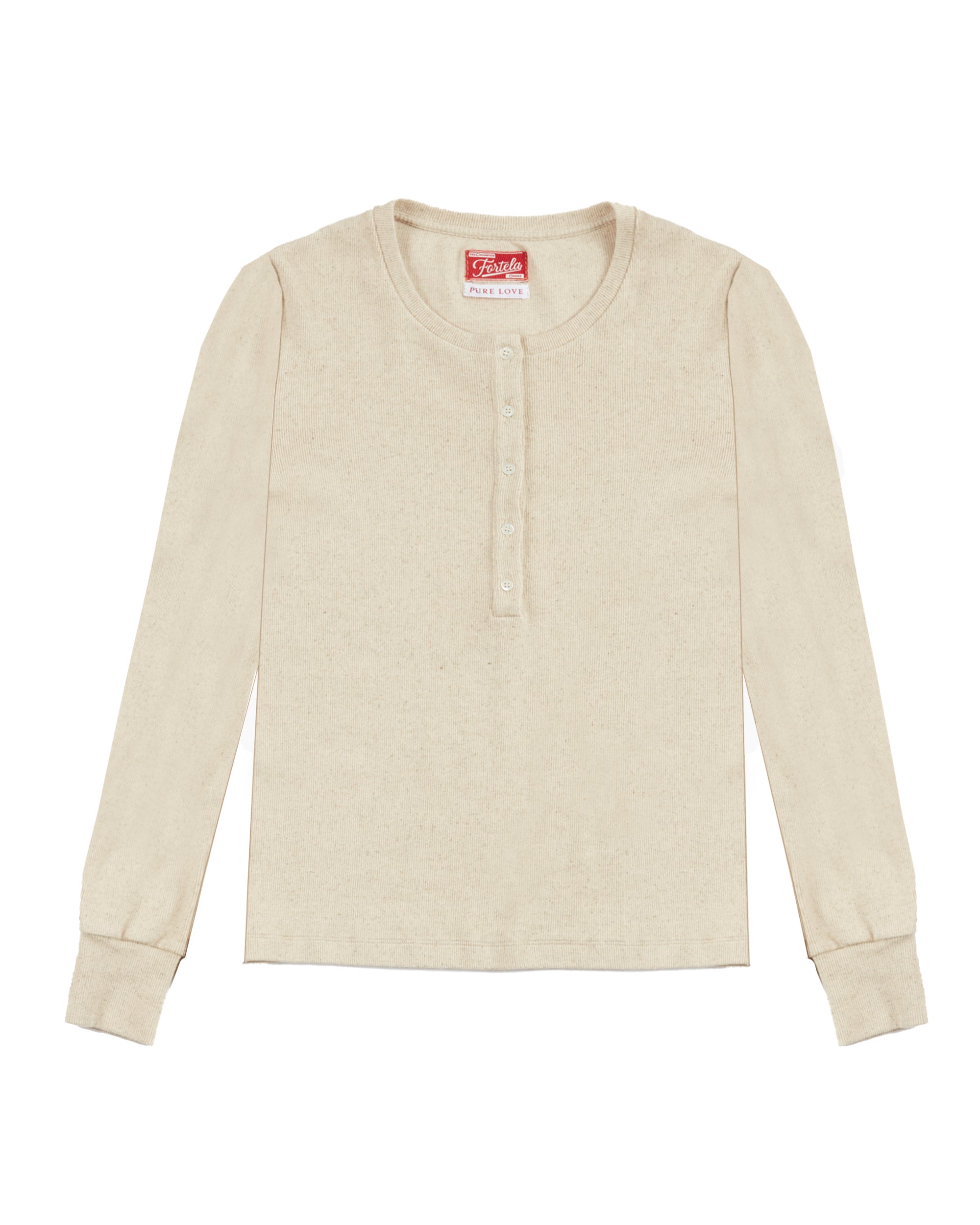 Coralie T-Shirt Serafino Manica Lunga