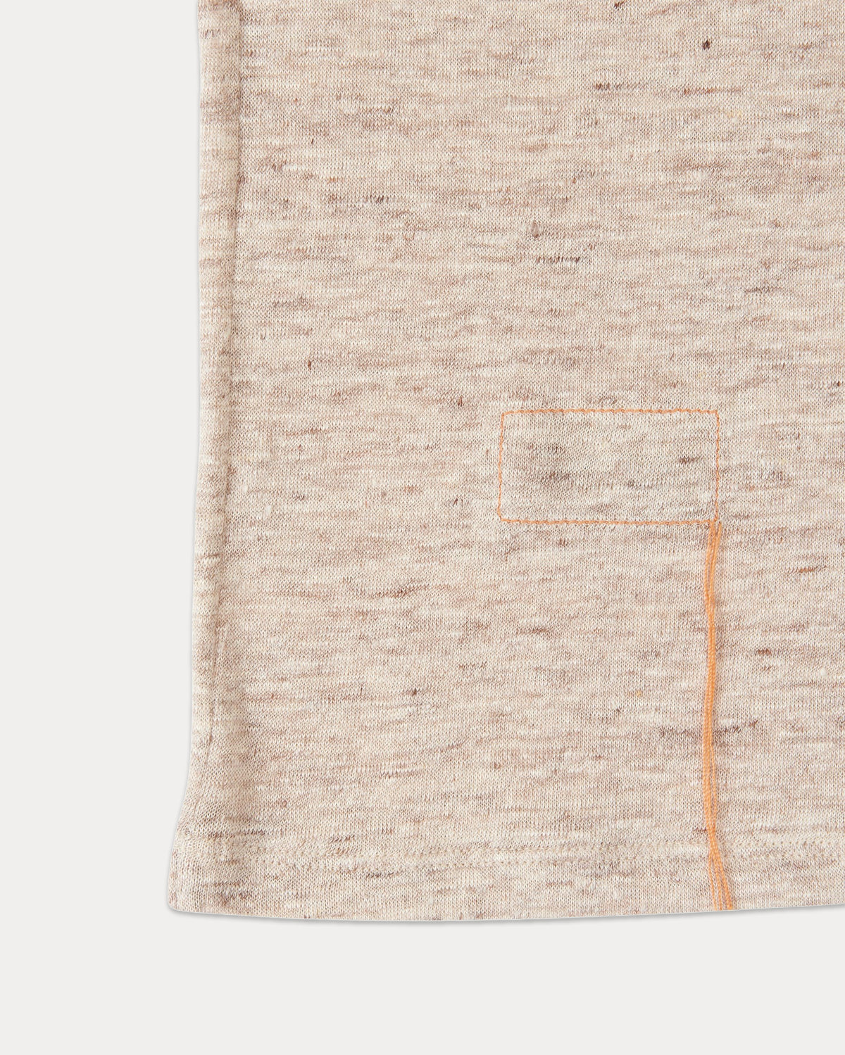 Coralie T-Shirt Serafino in Lino Melange