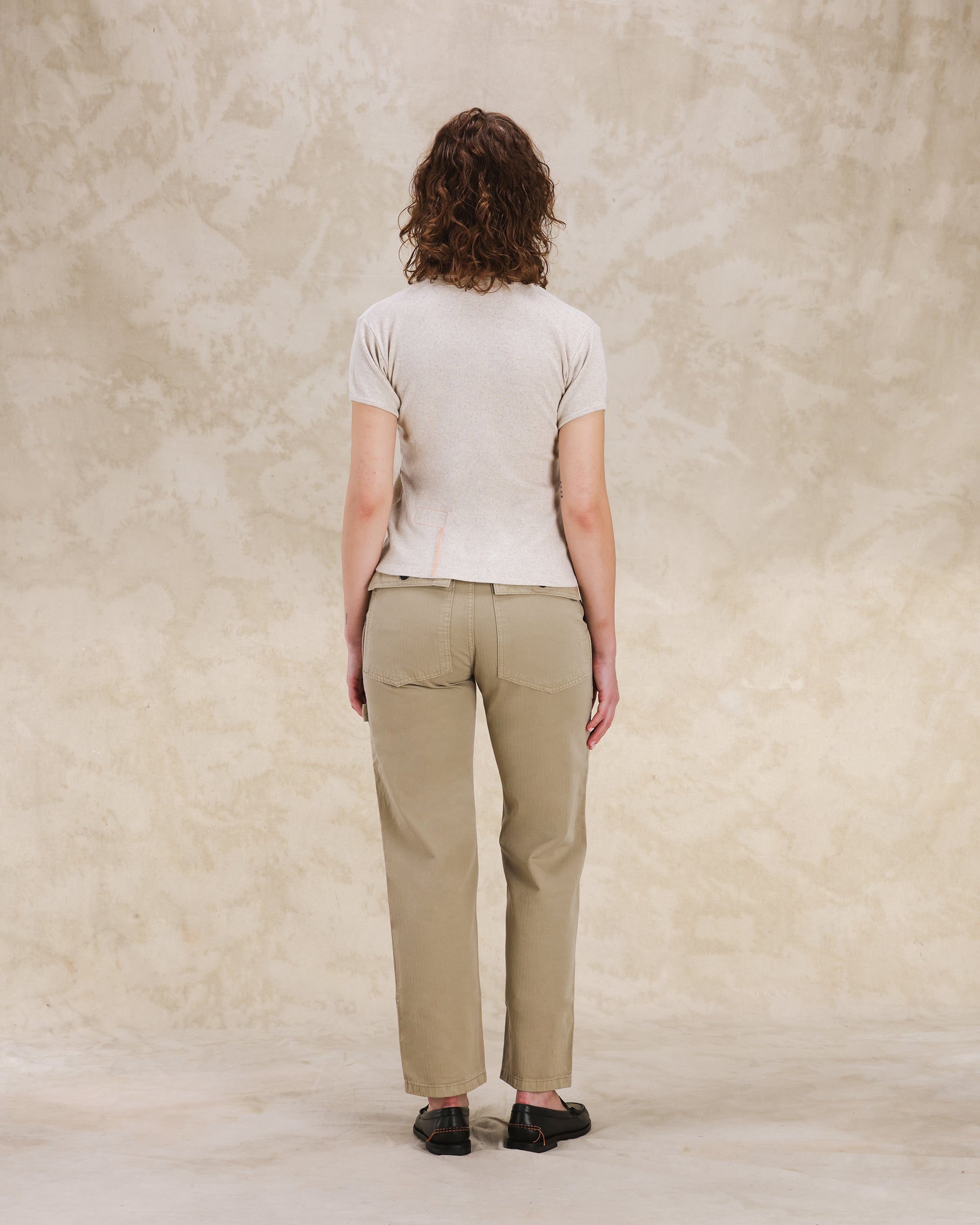 Courtney T-Shirt in Cotone Lino a Coste