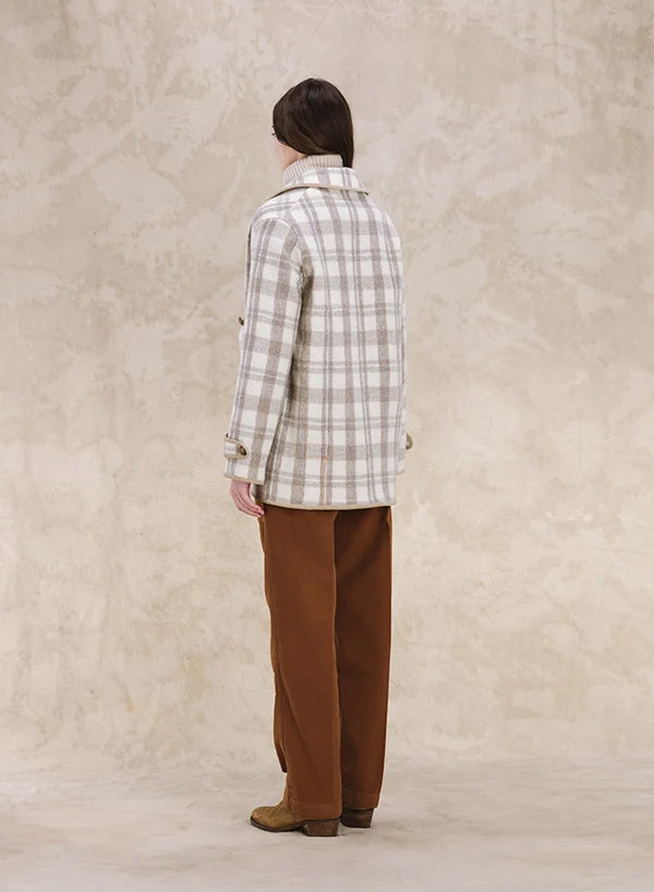 Danielle Giacca In Lana A Quadri