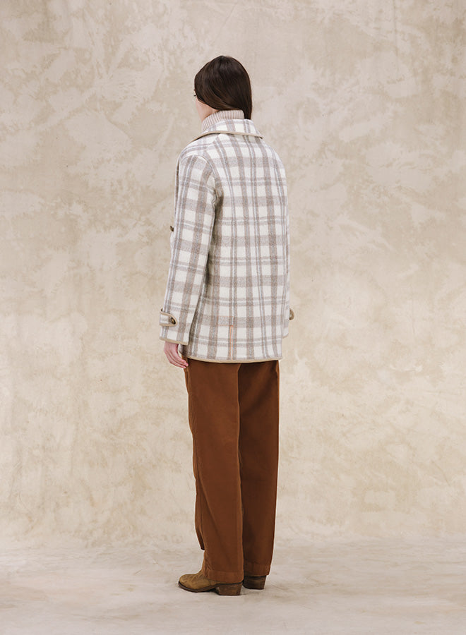 Danielle Giacca In Lana A Quadri