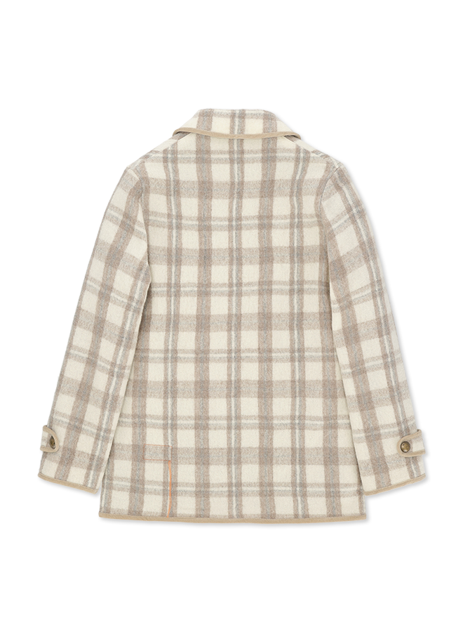 Danielle Giacca In Lana A Quadri