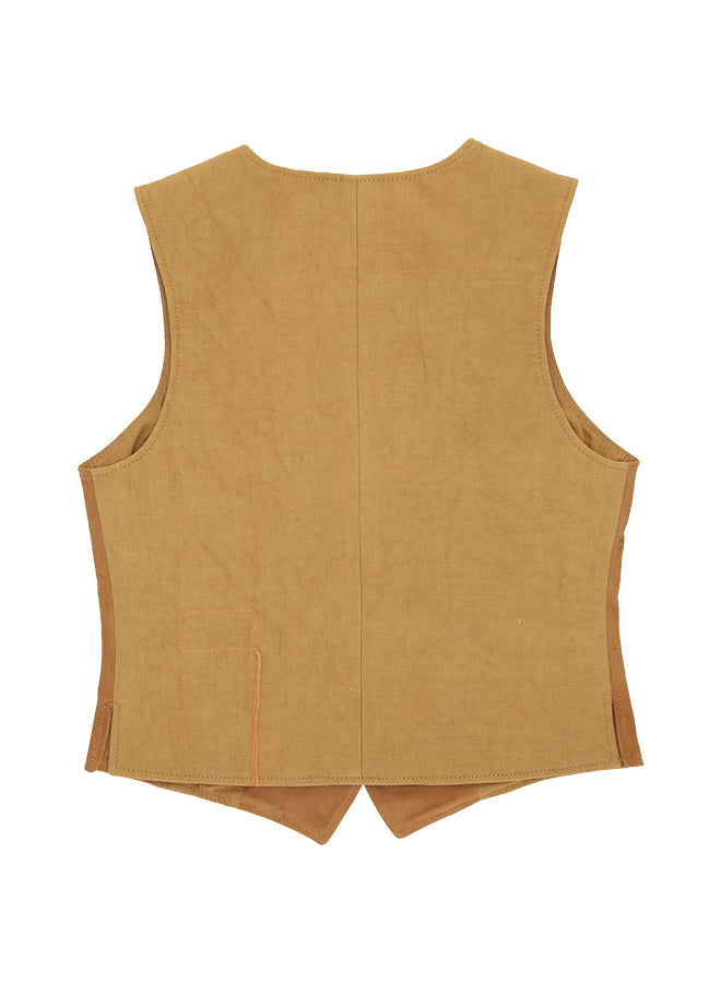 Denise Vest Suede Leather