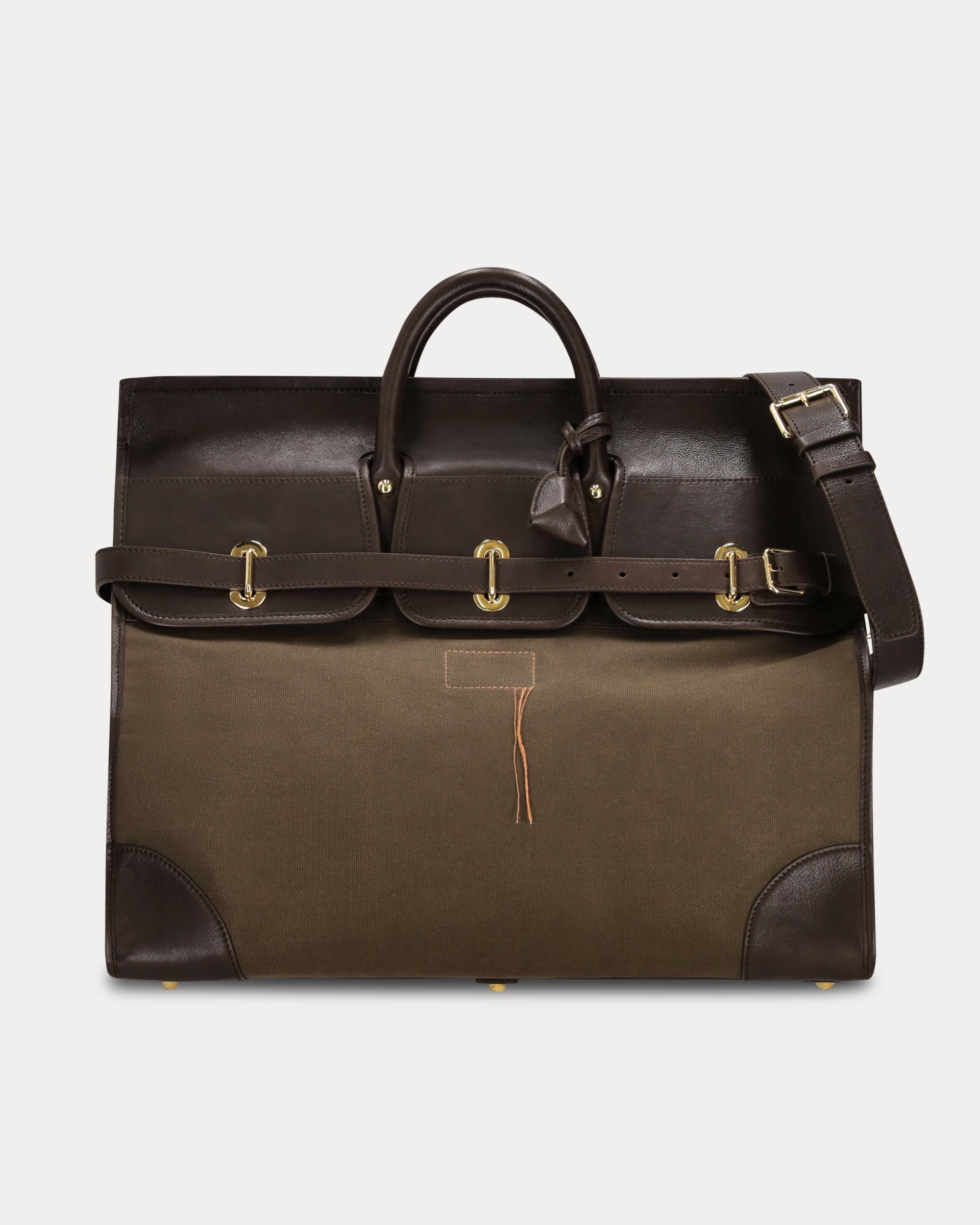 Weekendbag Canvas and Leather Bag