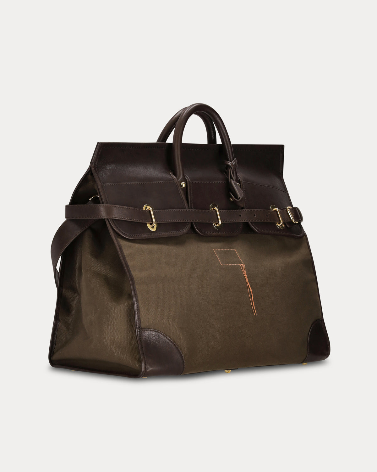 Weekendbag Canvas and Leather Bag