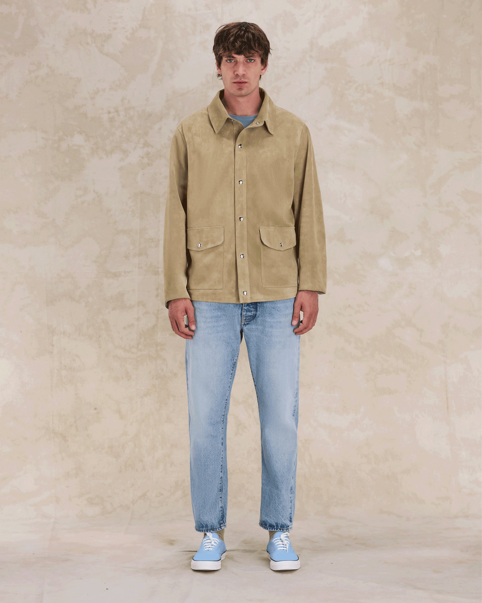 Welder Giacca In Pelle Scamosciata