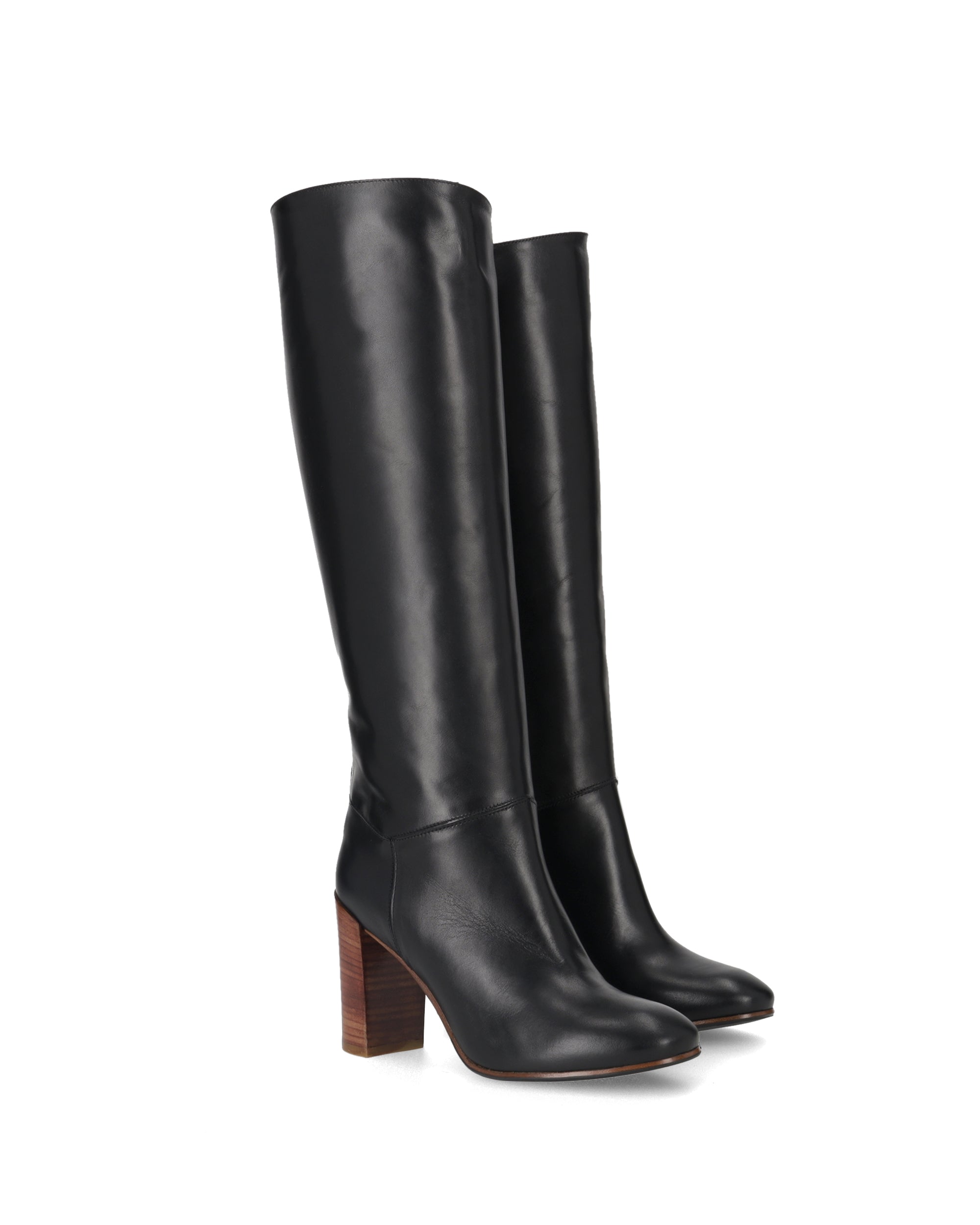 Elizabeth Stivali Alti in Pelle di Vitello