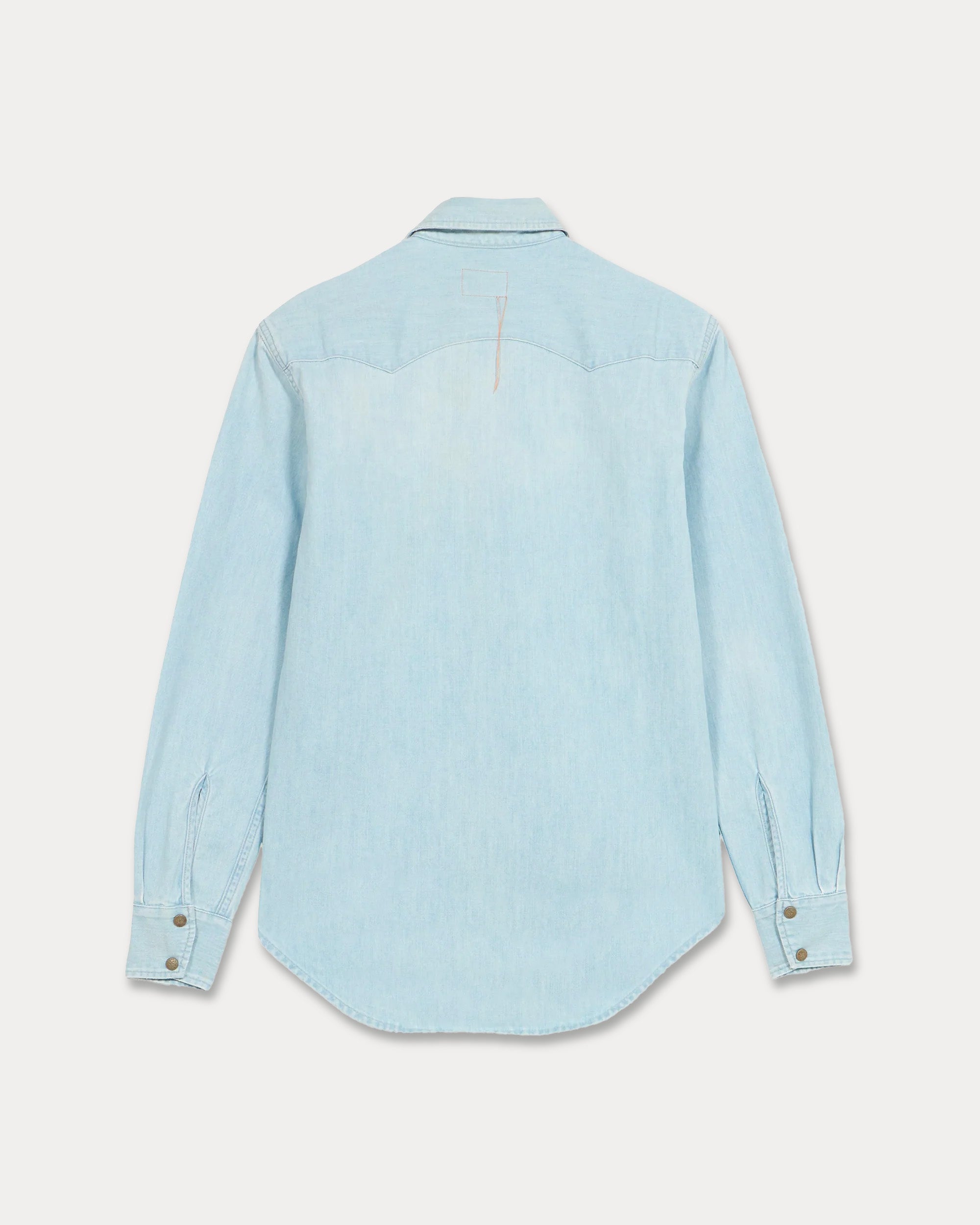 Elpasoj Denim Western Shirt Bleach Wash