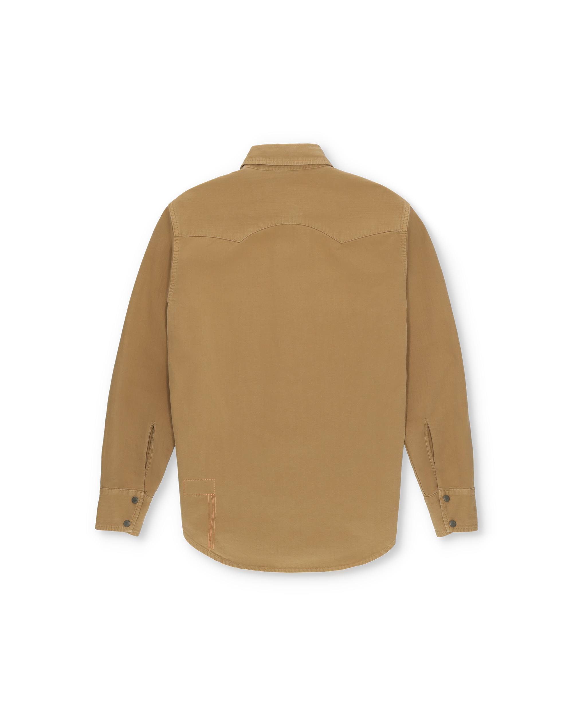 Elpasot Camicia Texana In Herringbone di Cotone