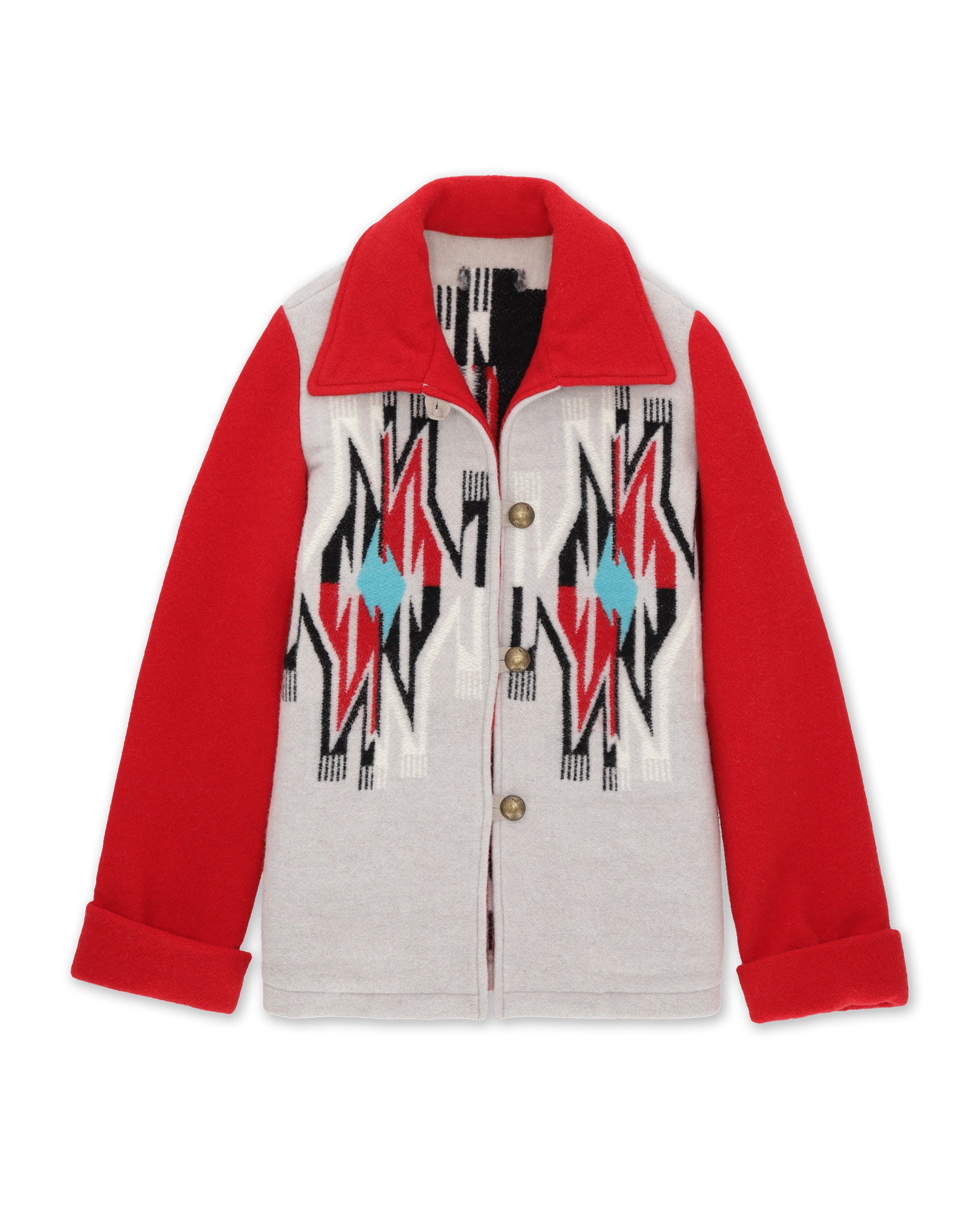 Fearce Giacca Navajo In Misto Lana