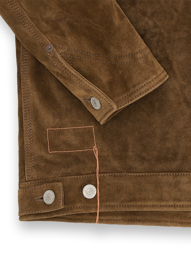 Fedra Giacca In Pelle Scamosciata