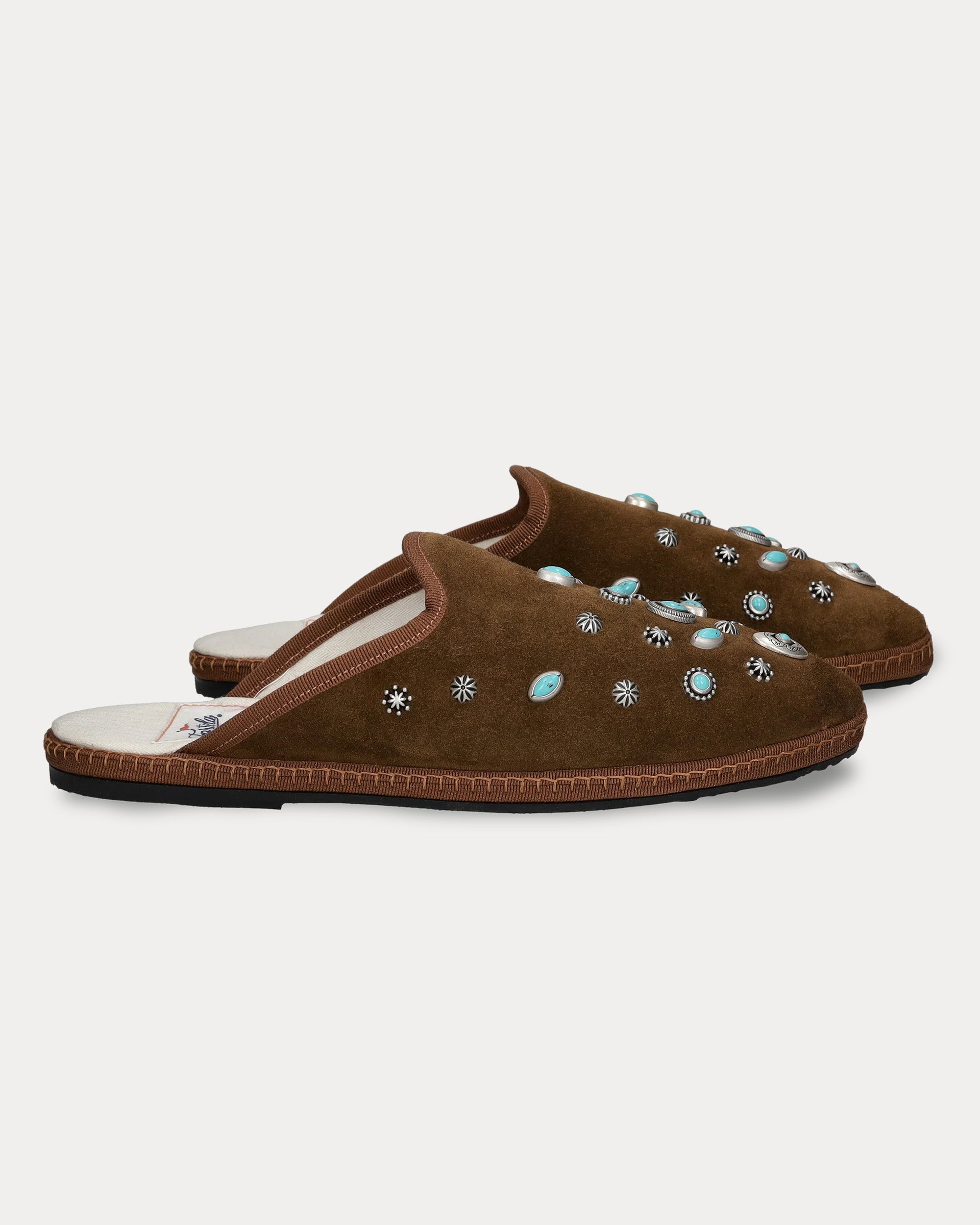 Flap Suede Friulane Slippers
