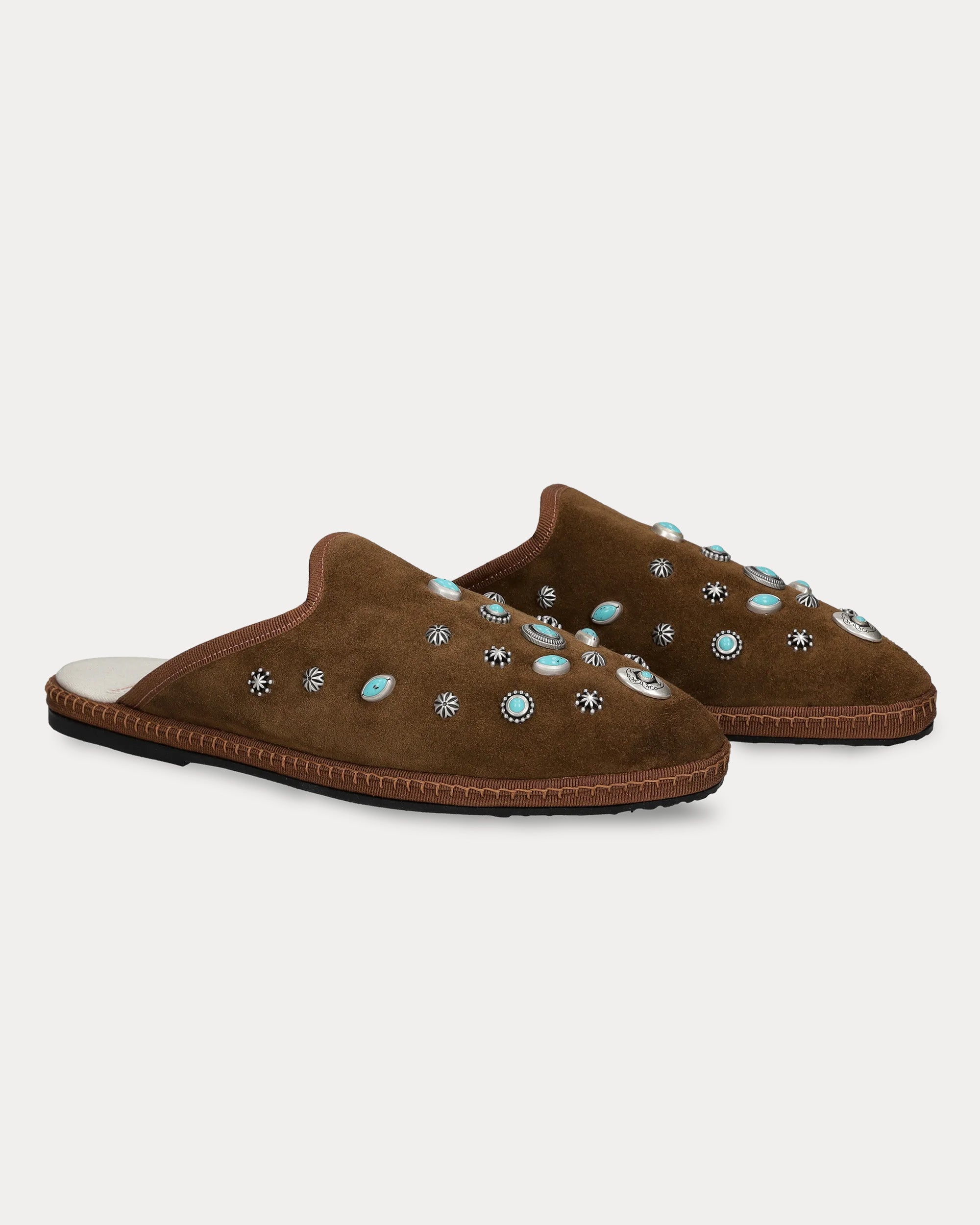 Flap Suede Friulane Slippers