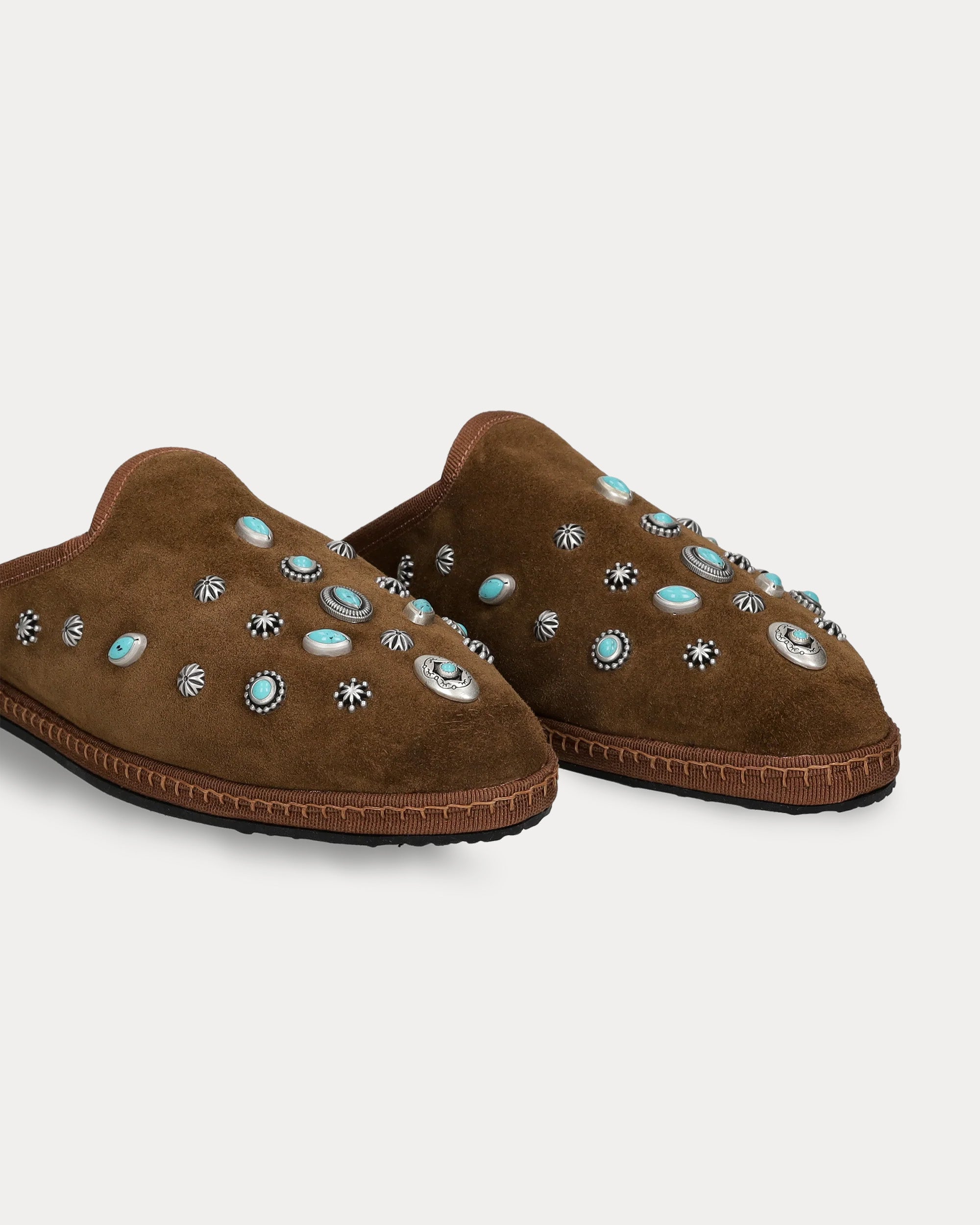 Flap Friulane Sabot In Pelle Scamosciata