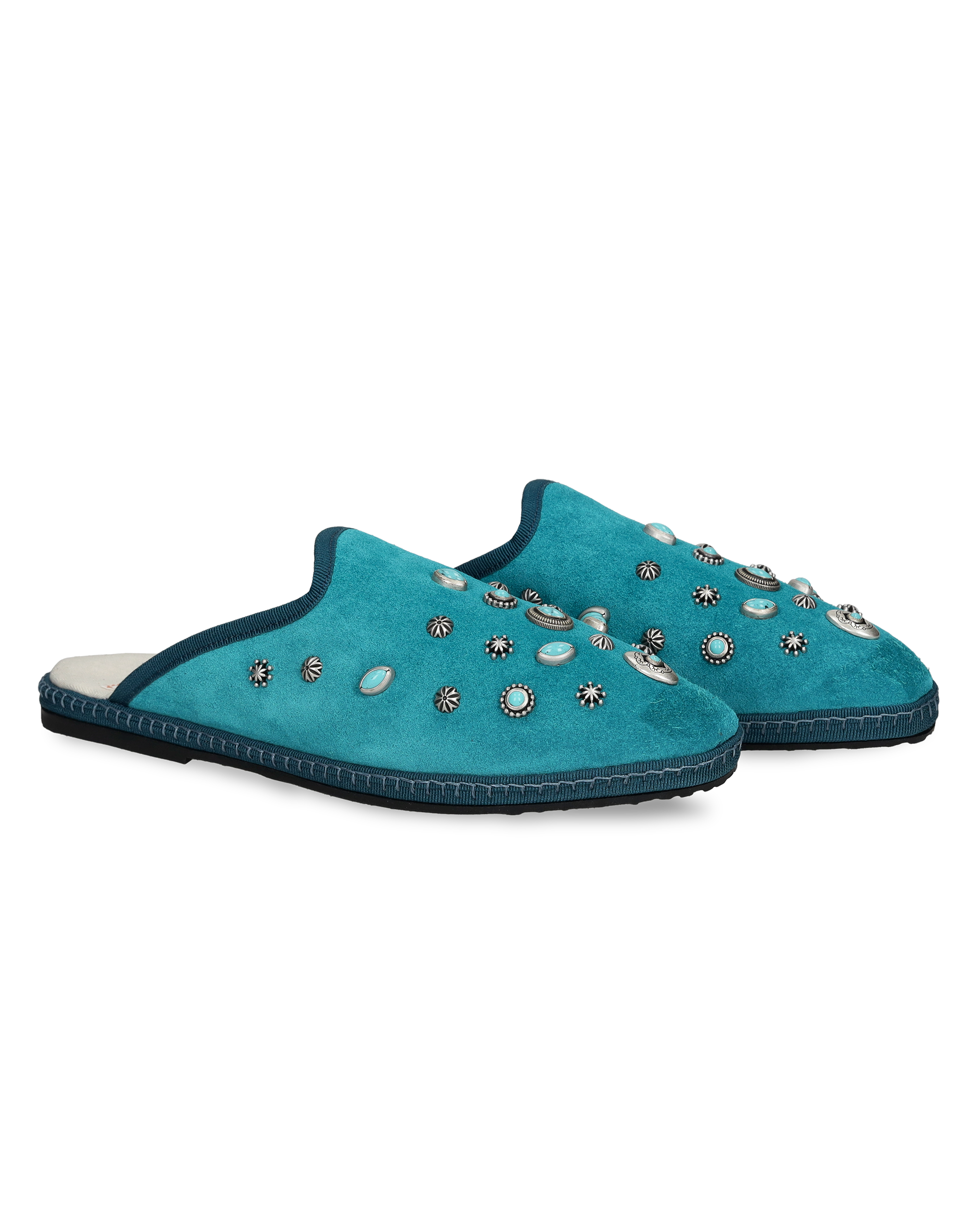 Flap Friulane Sabot In Pelle Scamosciata