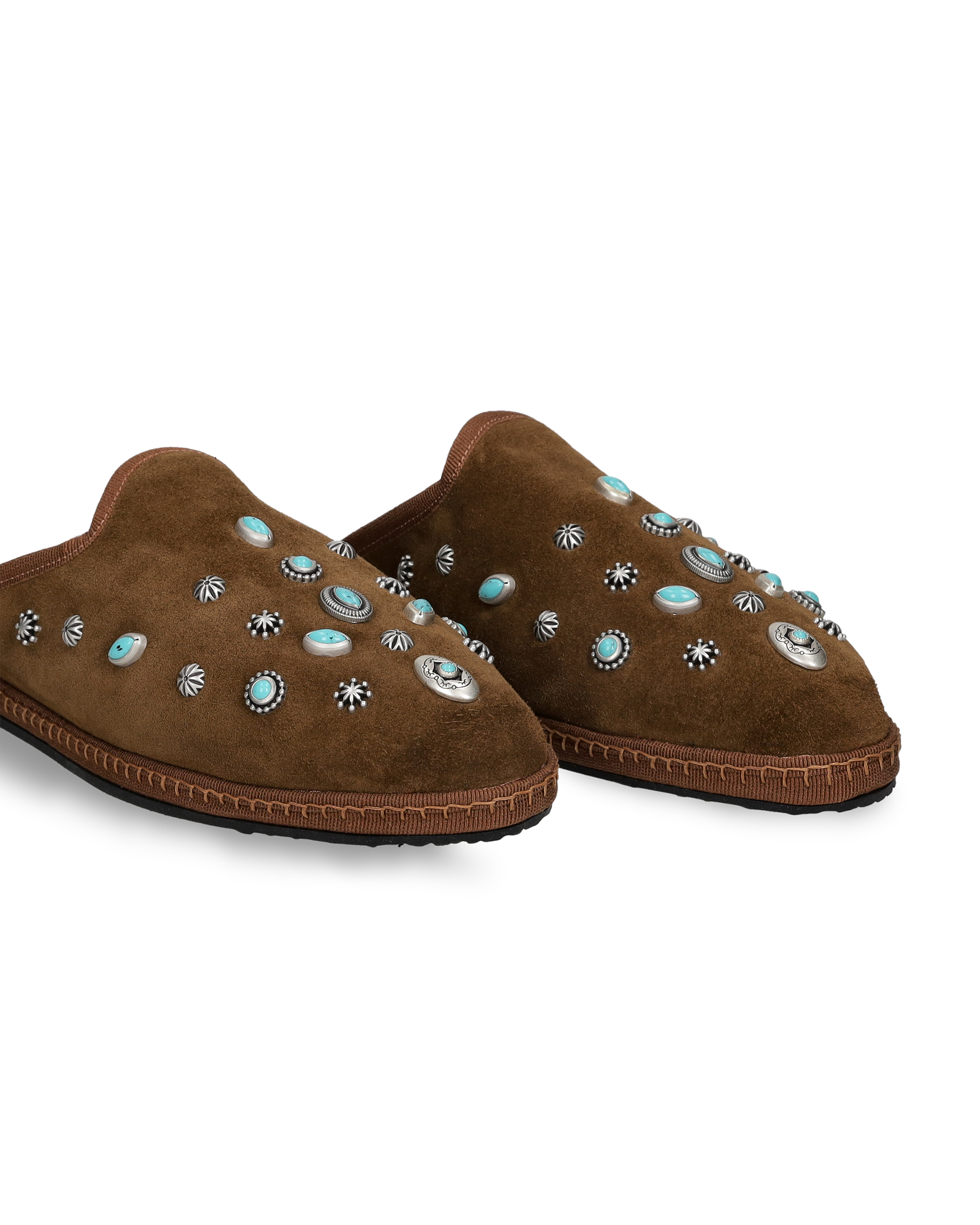 Flap Friulane Sabot In Pelle Scamosciata