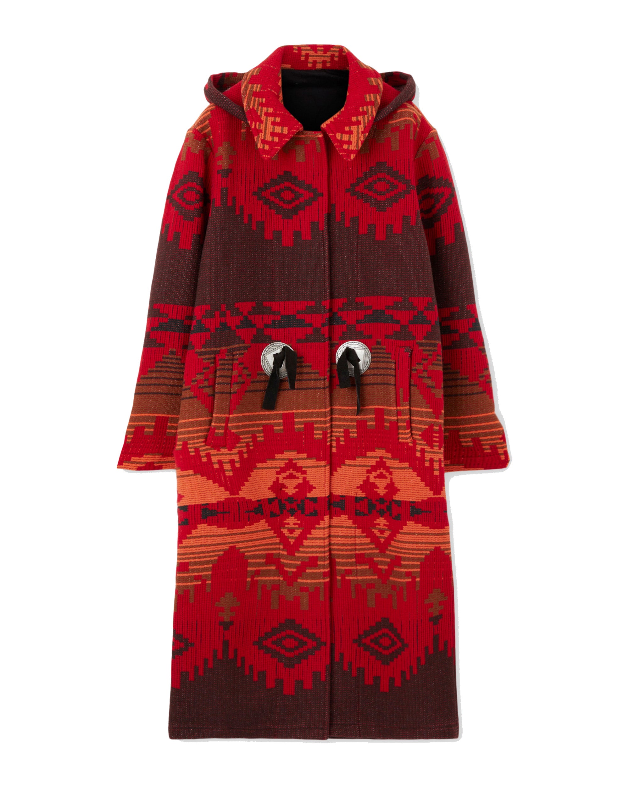 Flick Cappotto In Lana Jacquard