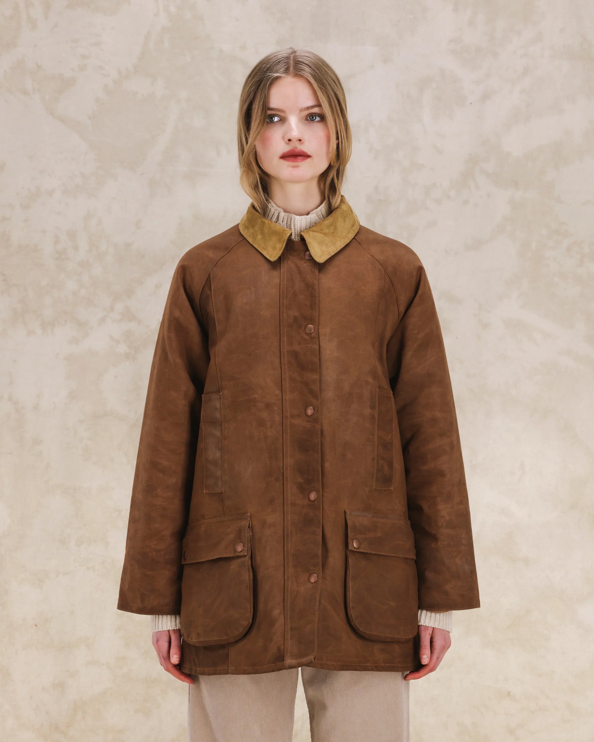 Floriane Waxed Cotton Jacket