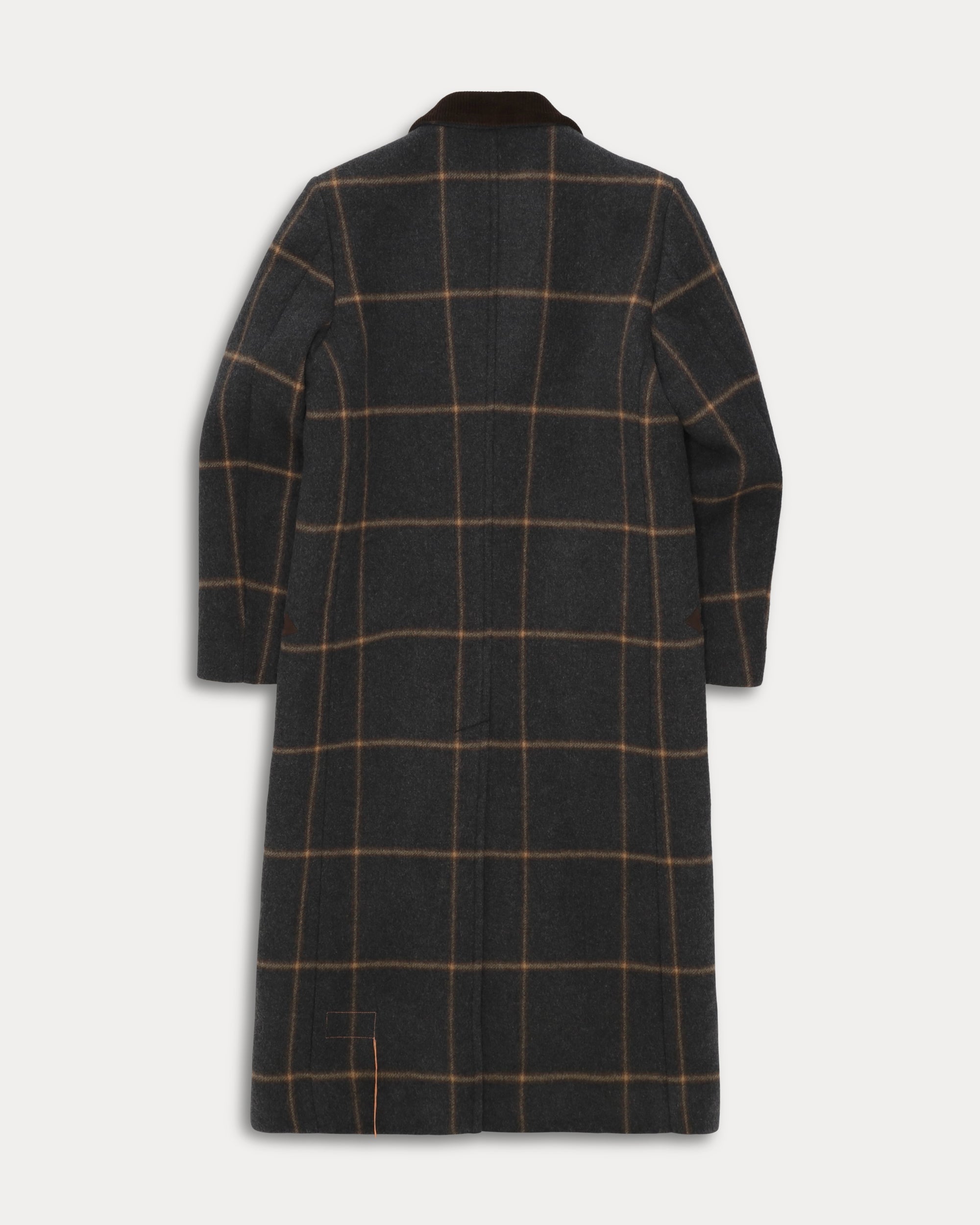 Flossie Cappotto Monopetto in Lana a Quadri