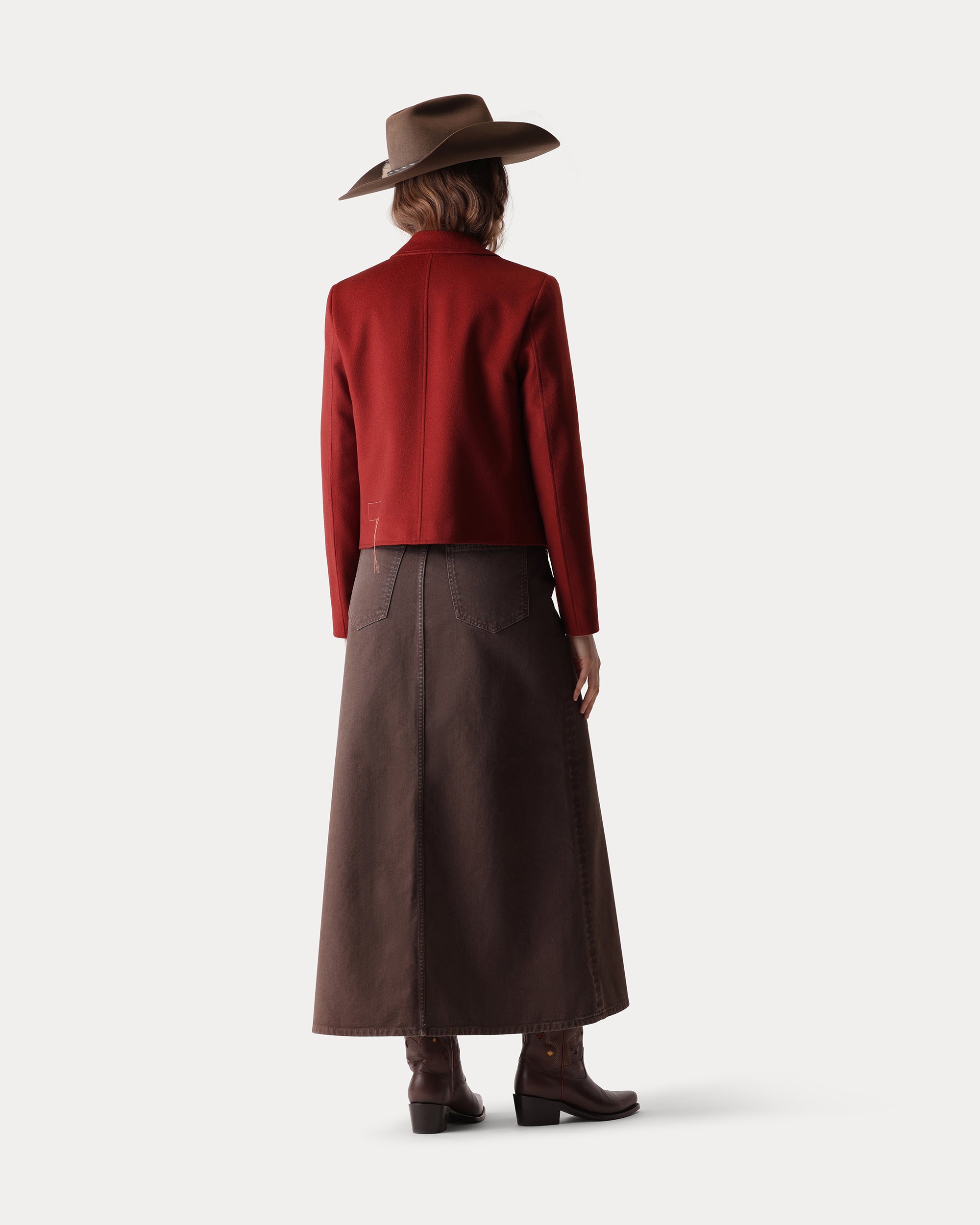 Fortune Giacca Crop in Cashmere