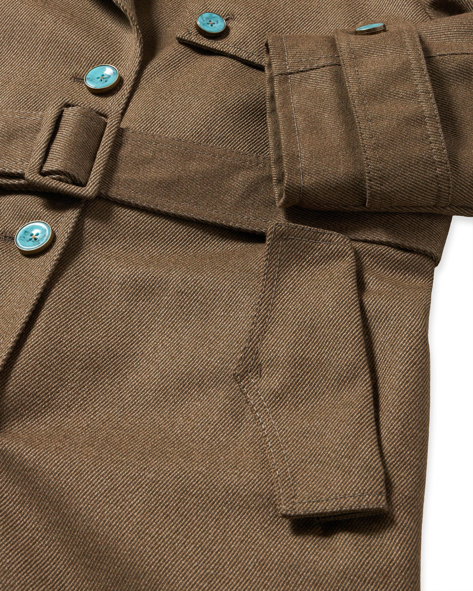 Franciska Trench Military Wool