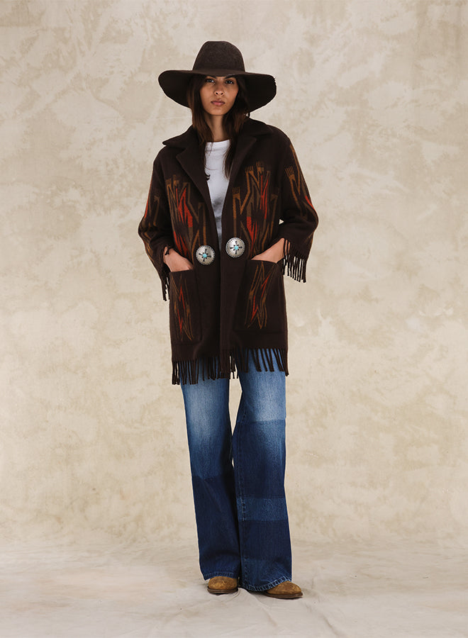 Freya Cardigan Navajo Misto Wool