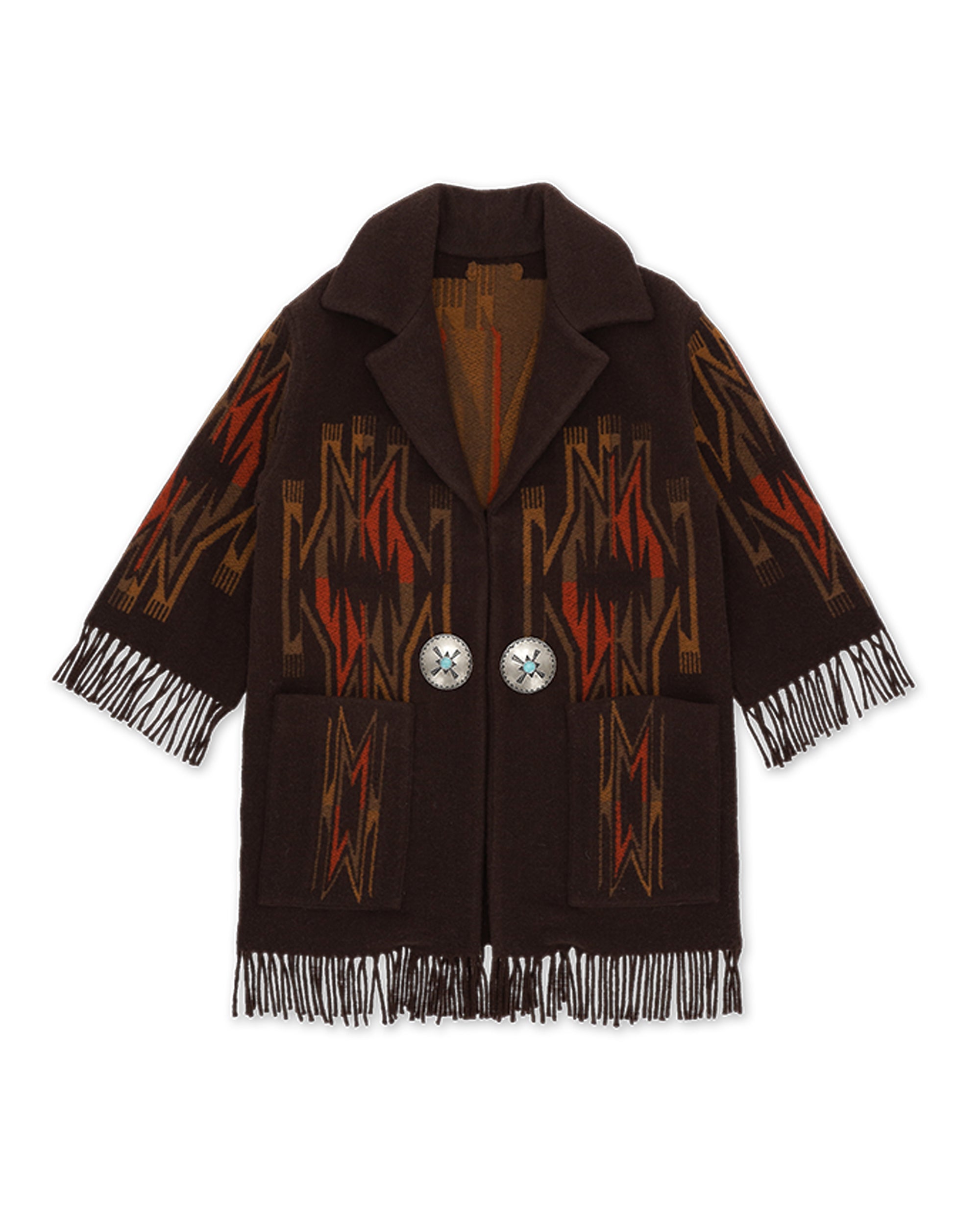 Freya Cardigan Navajo In Misto Lana