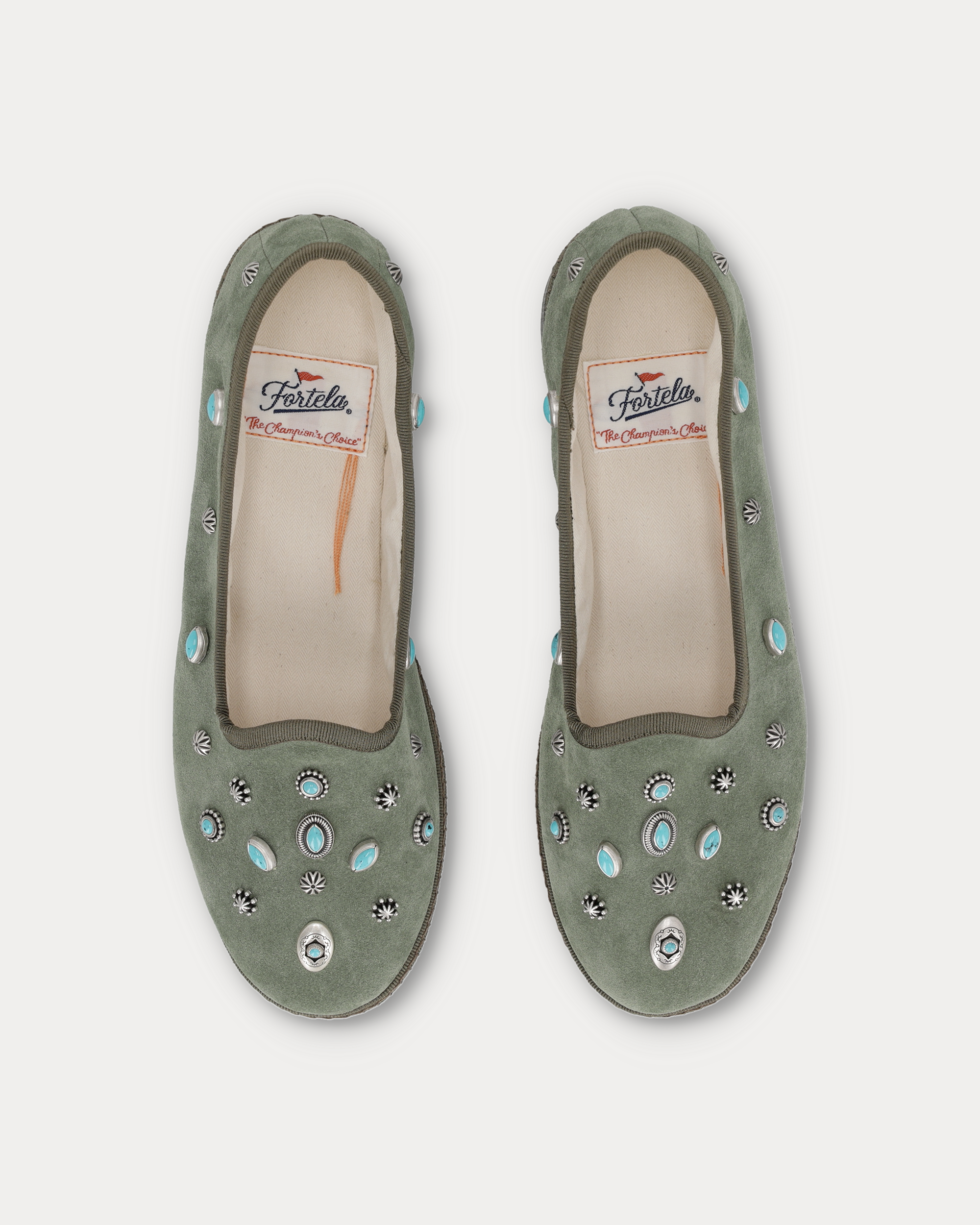 Frutate Friulane In Pelle Scamosciata Con Borchie